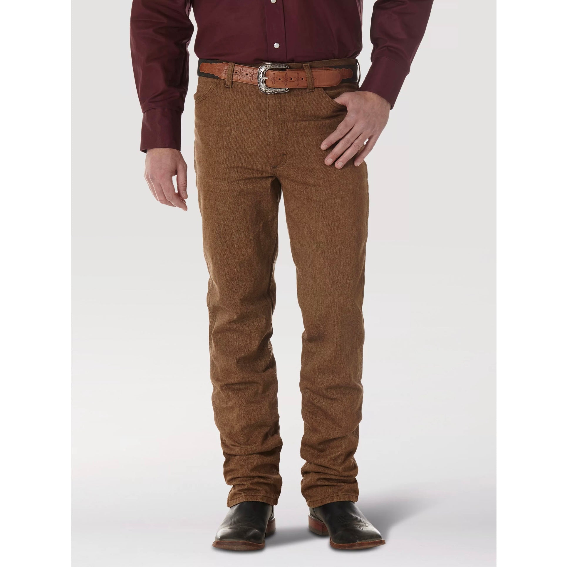 Jeans Vaquero Wrangler Hombre Slim Fit - H936 tan