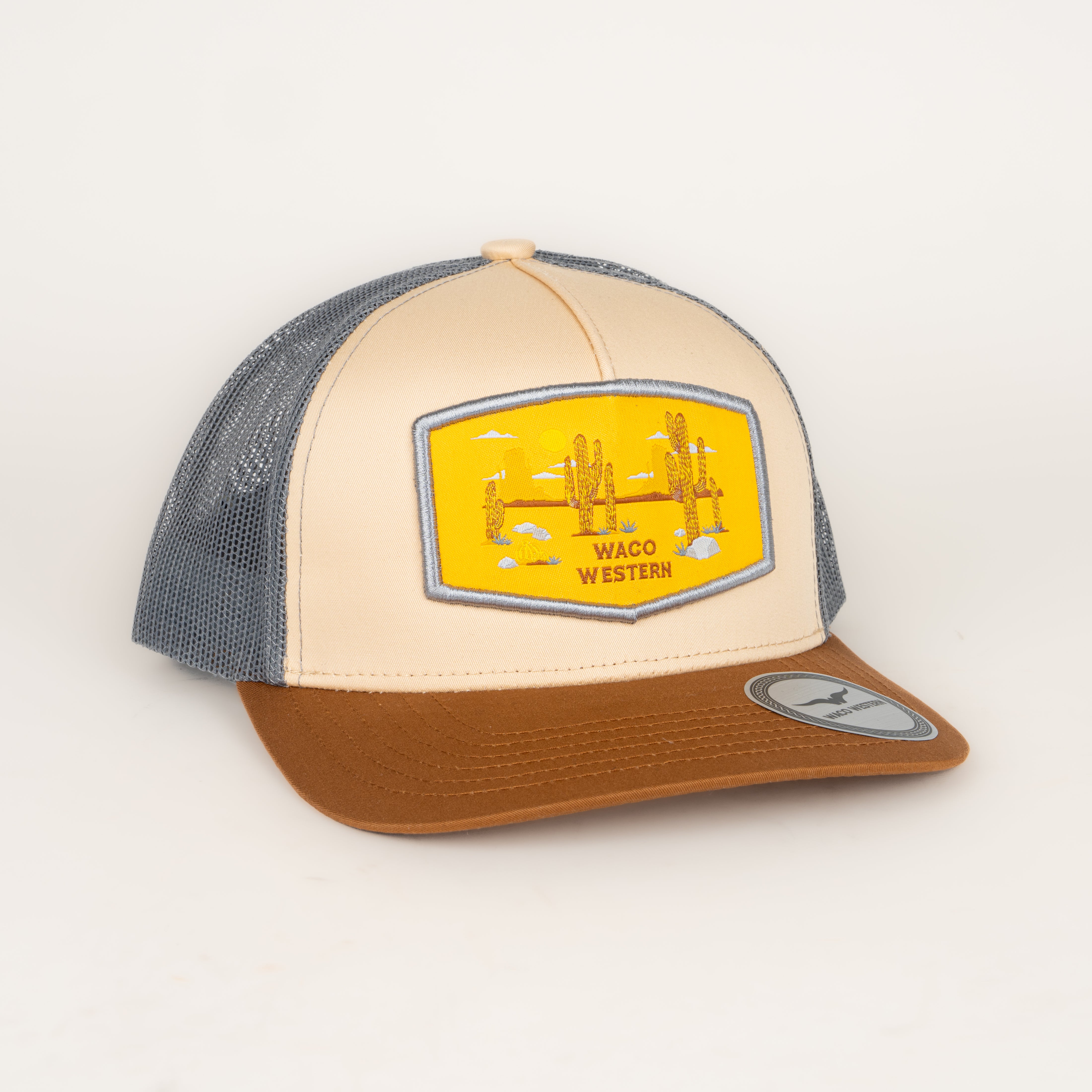 Gorra Waco Western Killeen Camel Gris