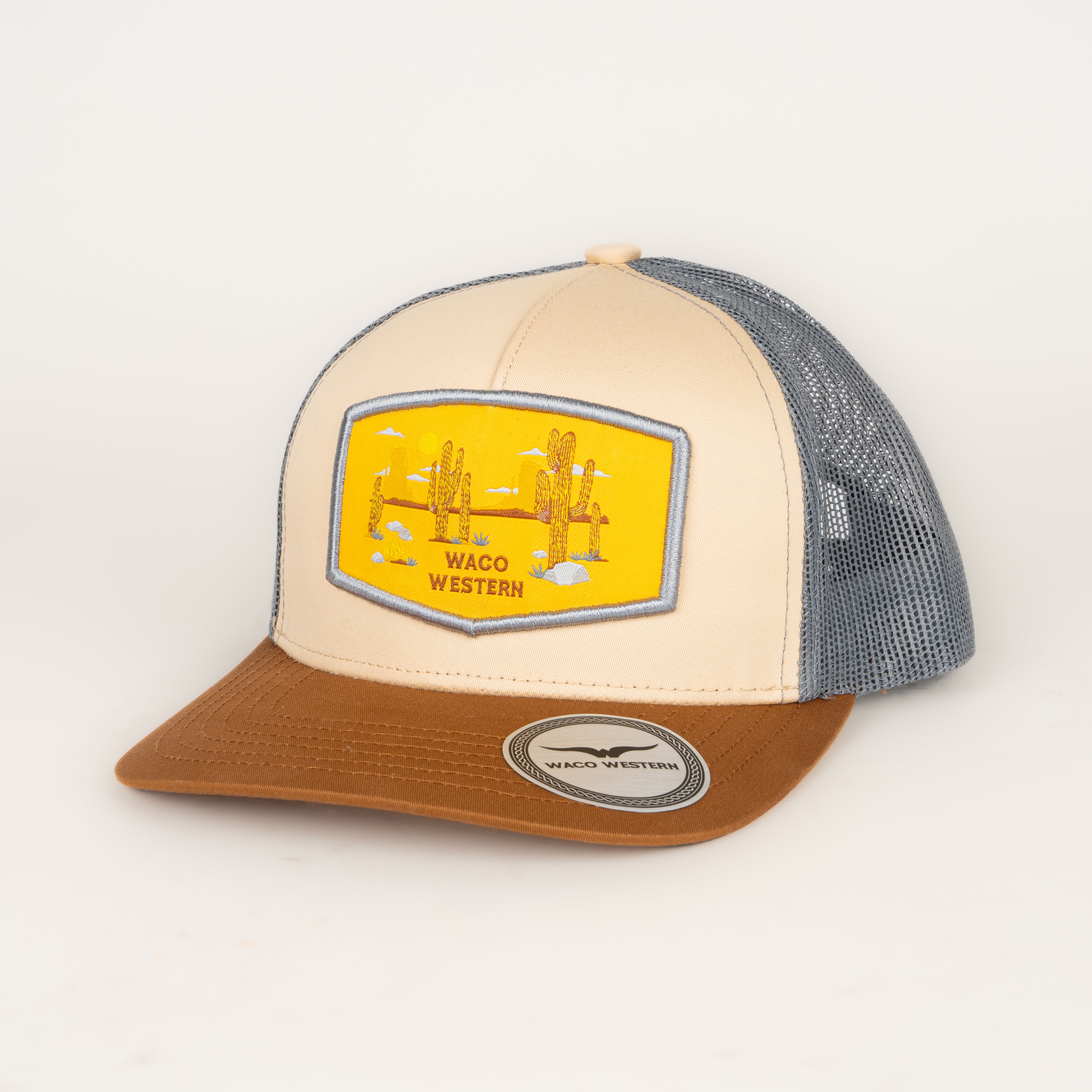 Gorra Waco Western Killeen Camel Gris