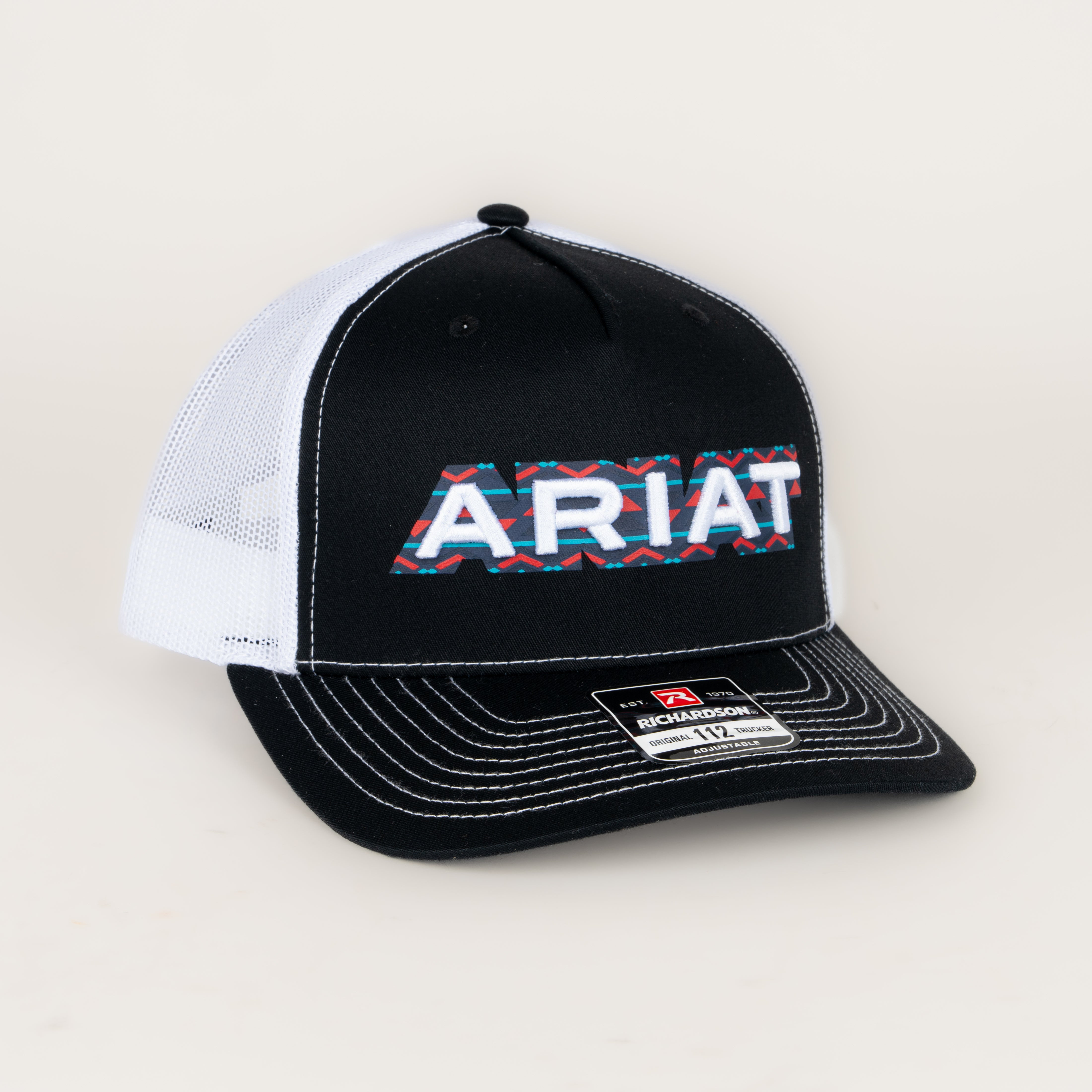 Gorra Ariat Negro Blanco