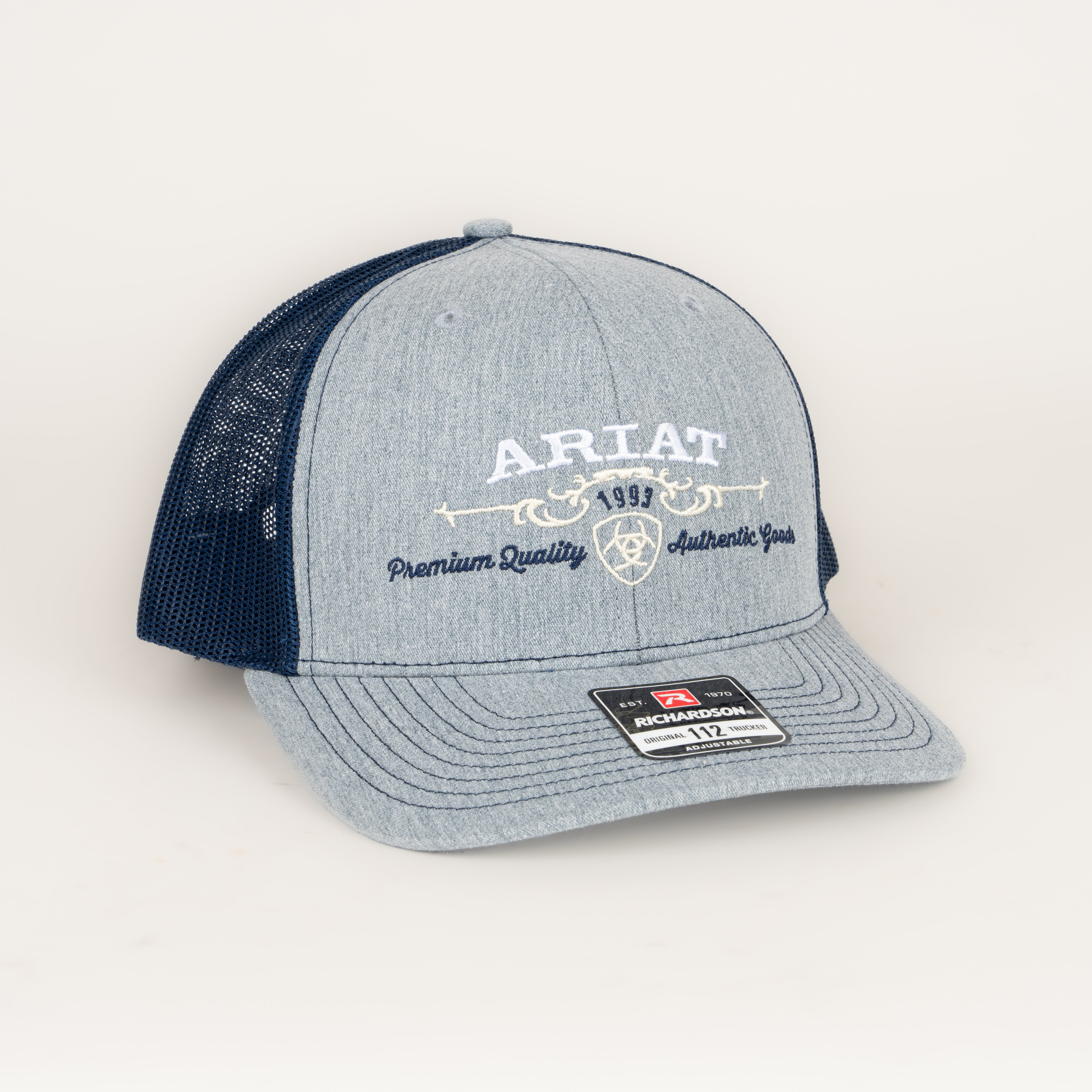 Gorra Ariat Gris Azul