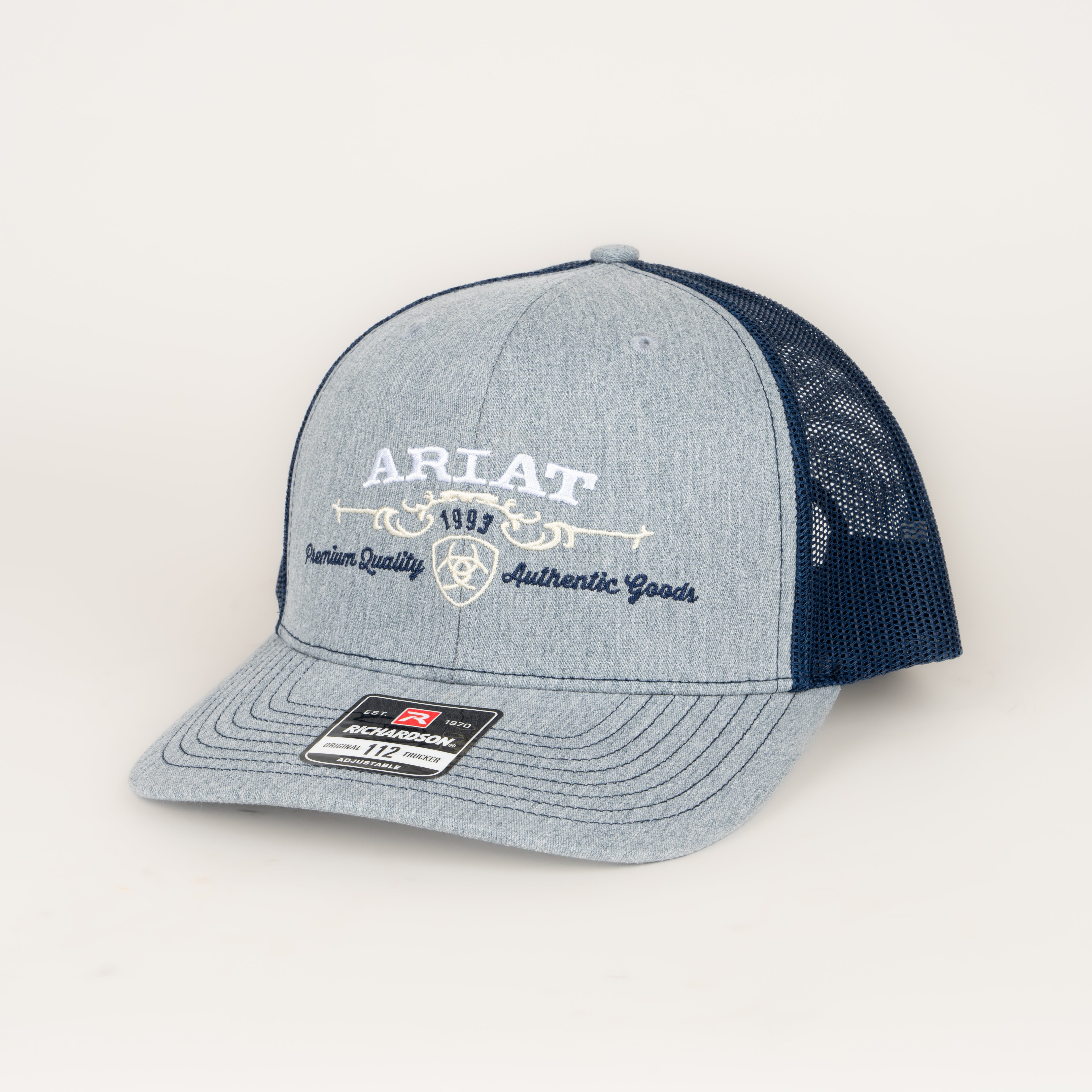 Gorra Ariat Gris Azul