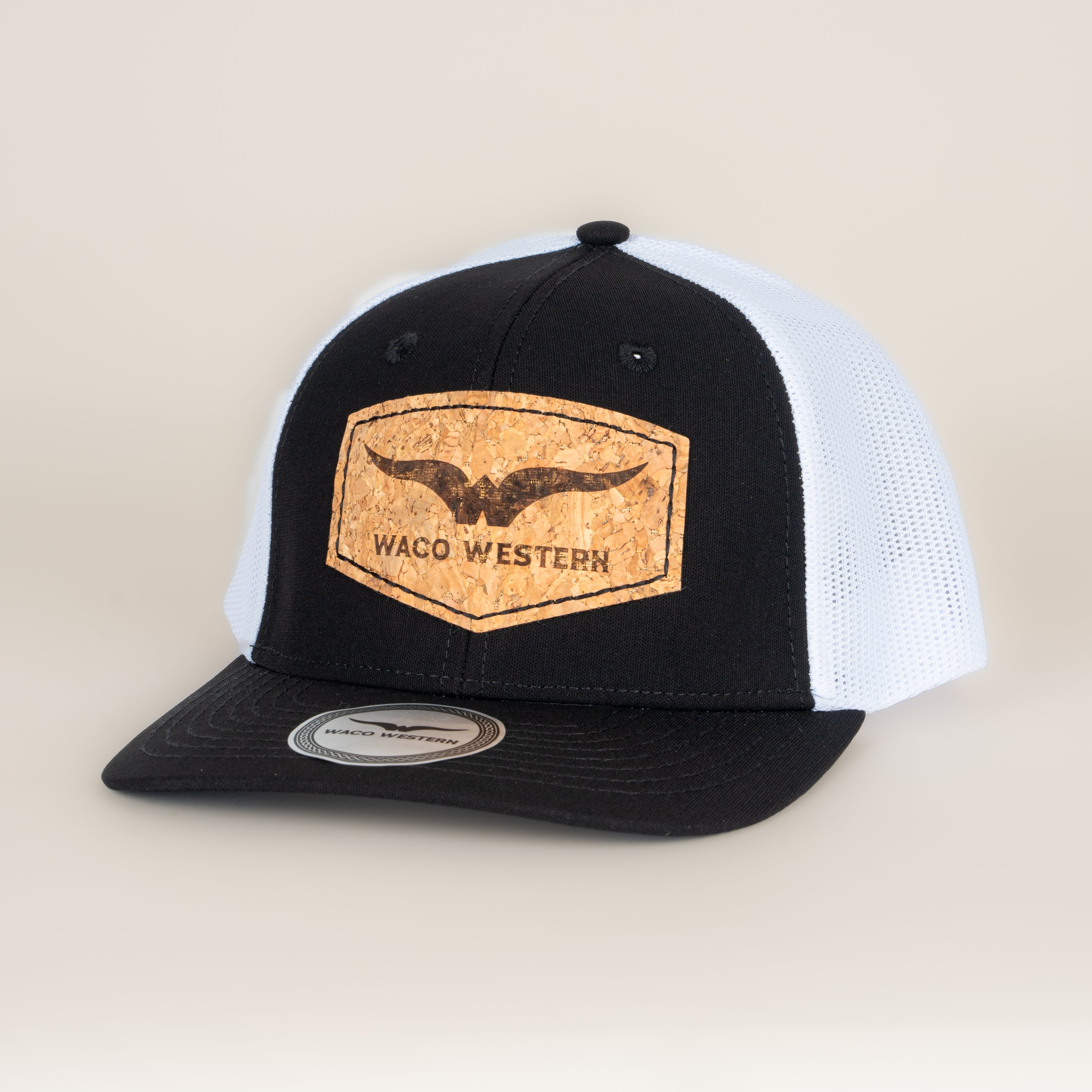 Gorra Waco Western McAllen Black White