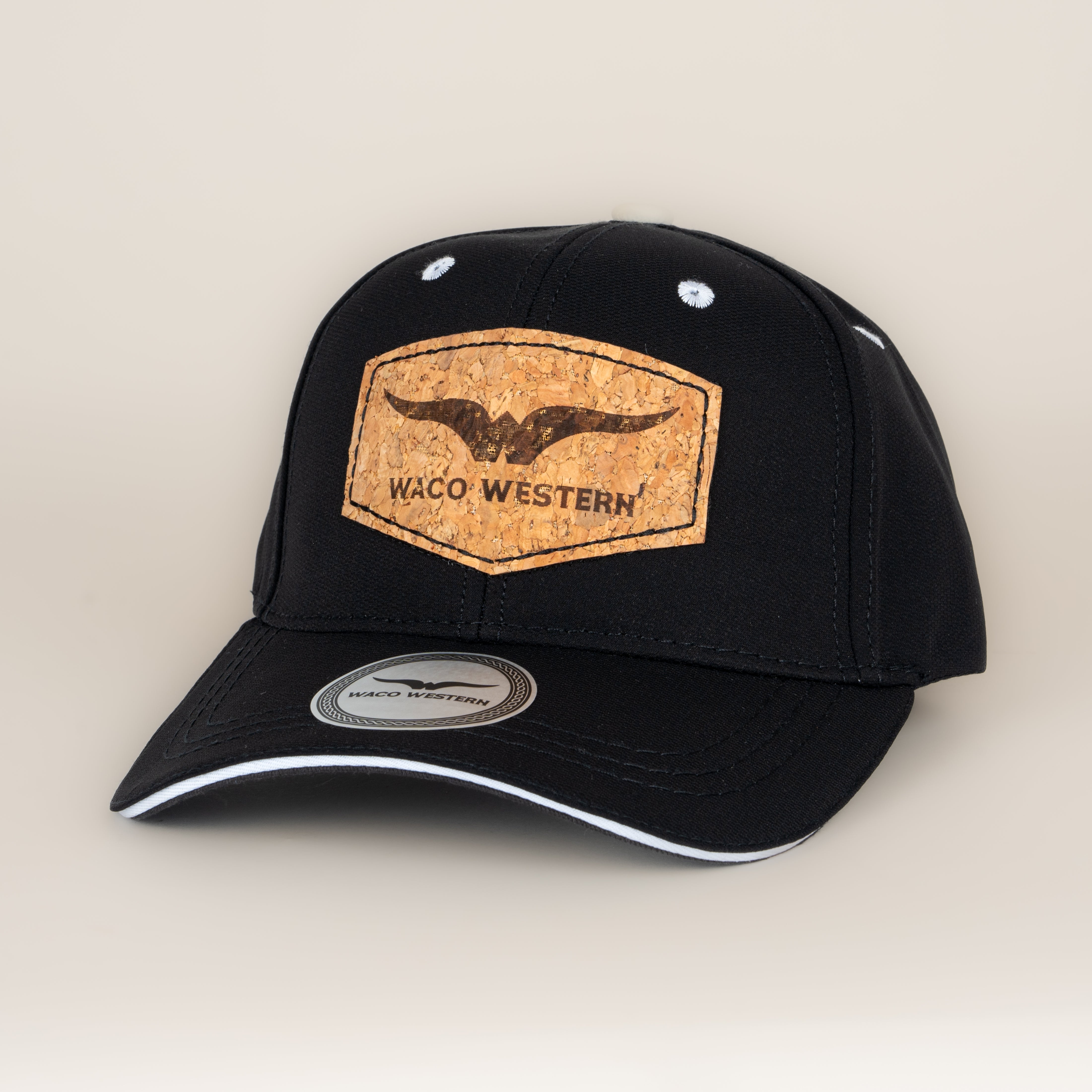 Gorra Waco Western McAllen Black White