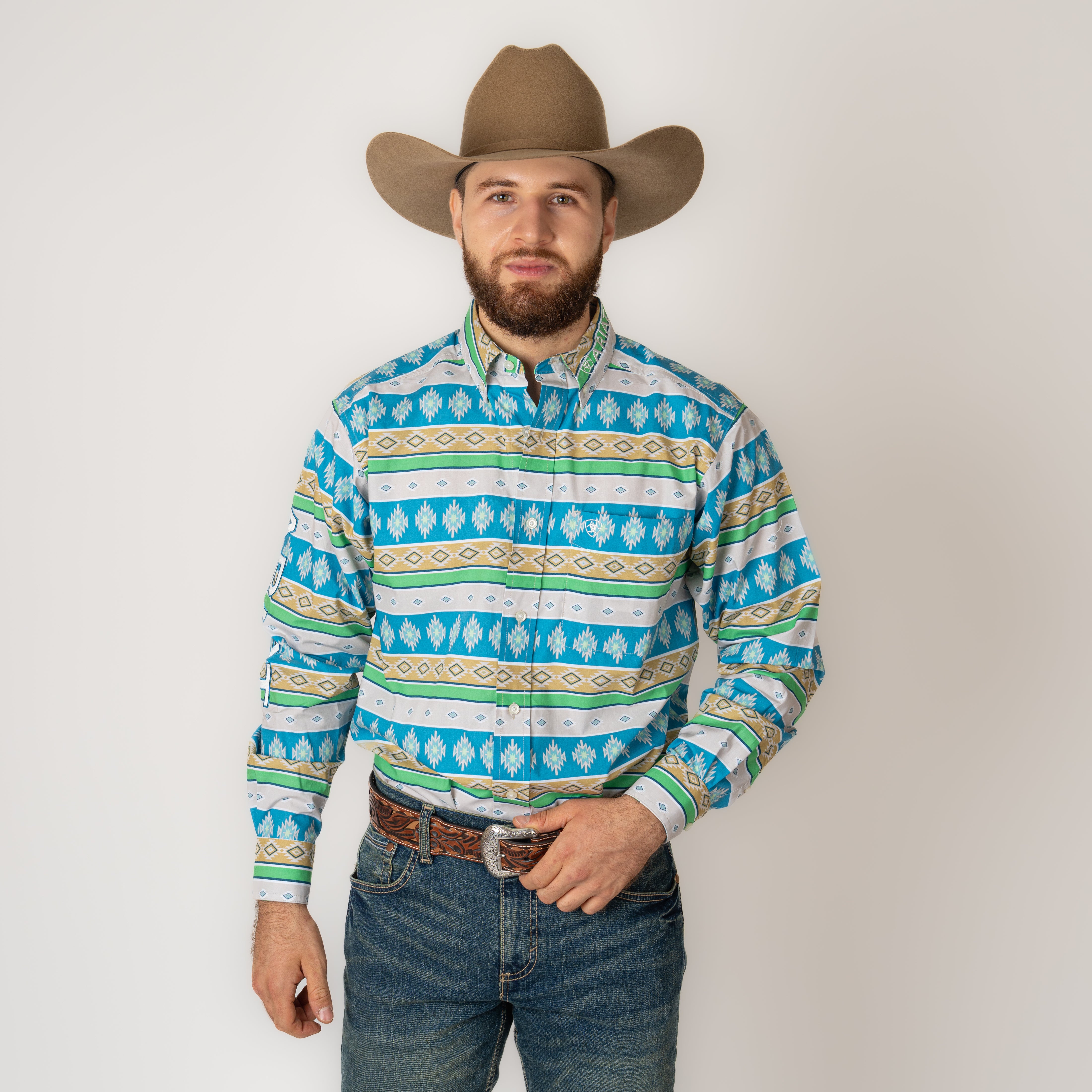 Camisa Ariat Team Cristian LS Shrt Caballero