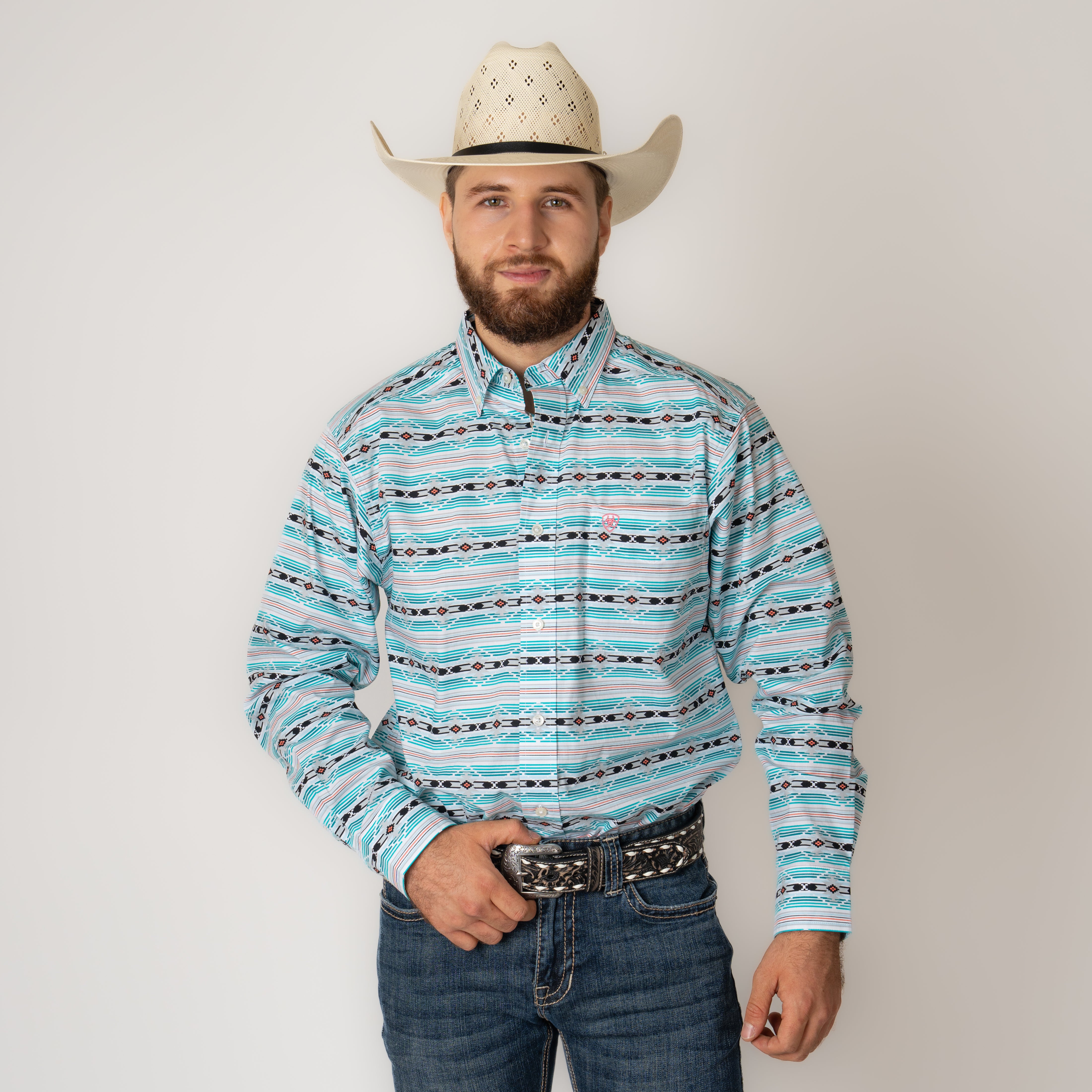 Camisa Ariat Jefferson LS Shrt Caballero