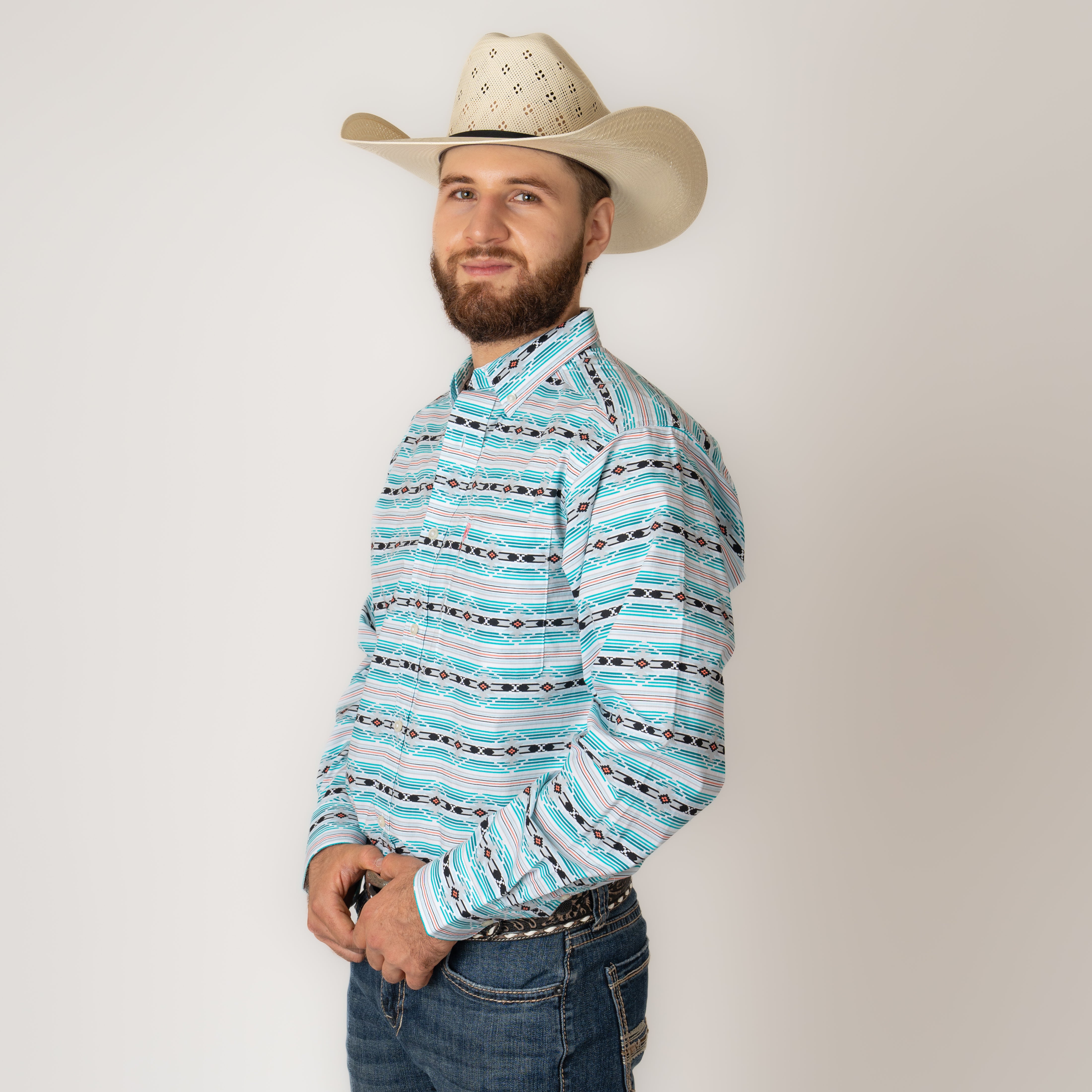 Camisa Ariat Jefferson LS Shrt Caballero