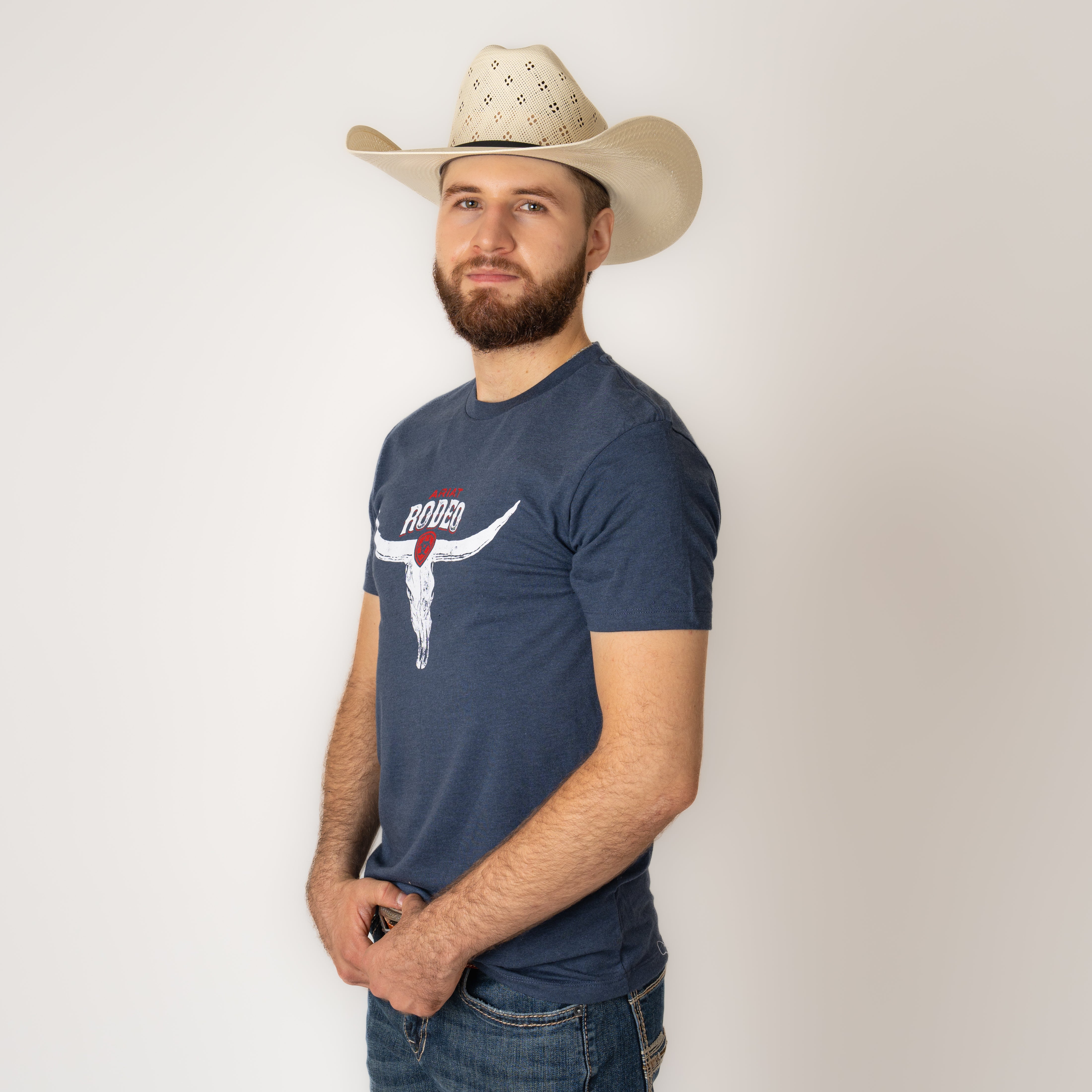 Playera Ariat Rodeo Skull SS Tshrt Caballero