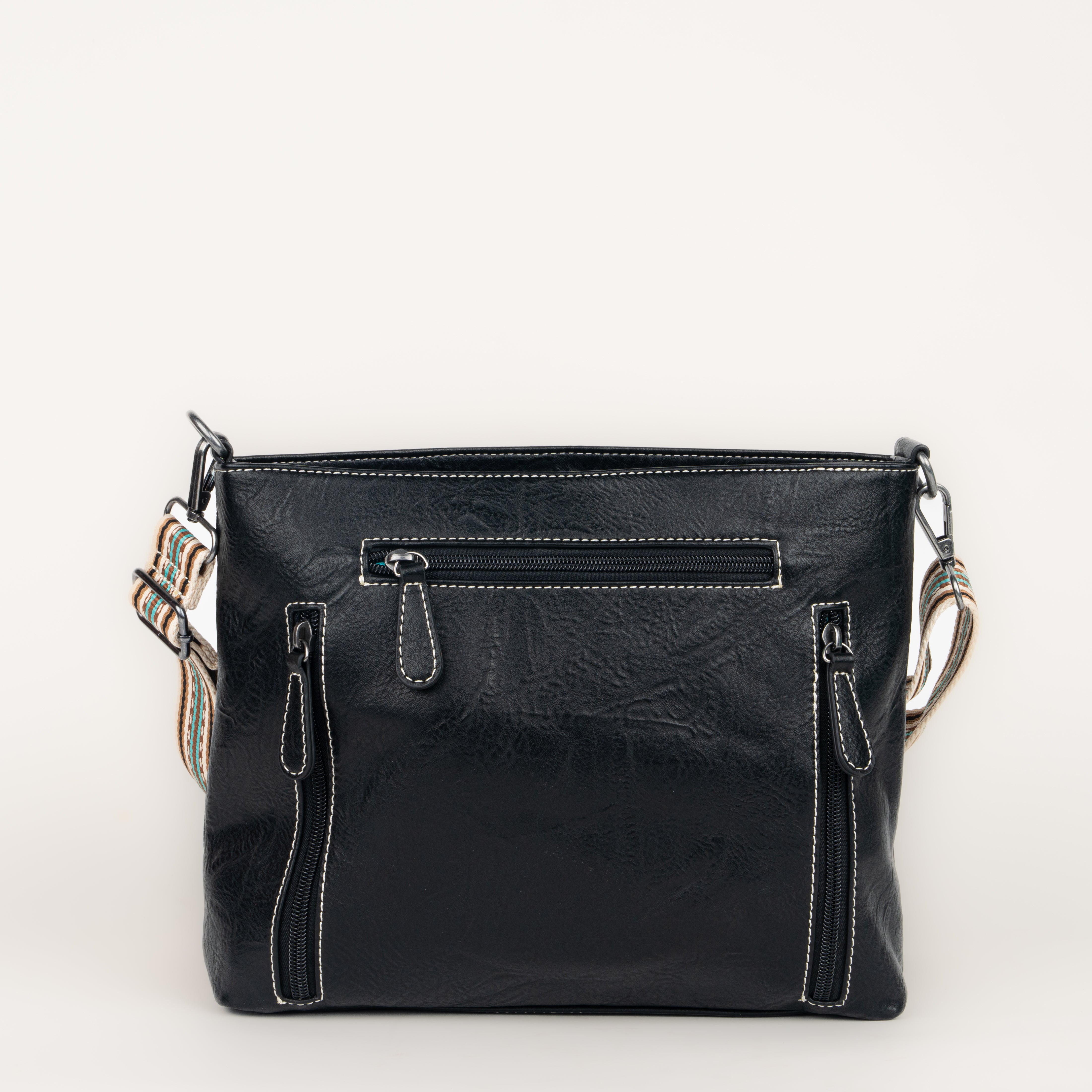 Bolso Nocona Piel Negro Dama