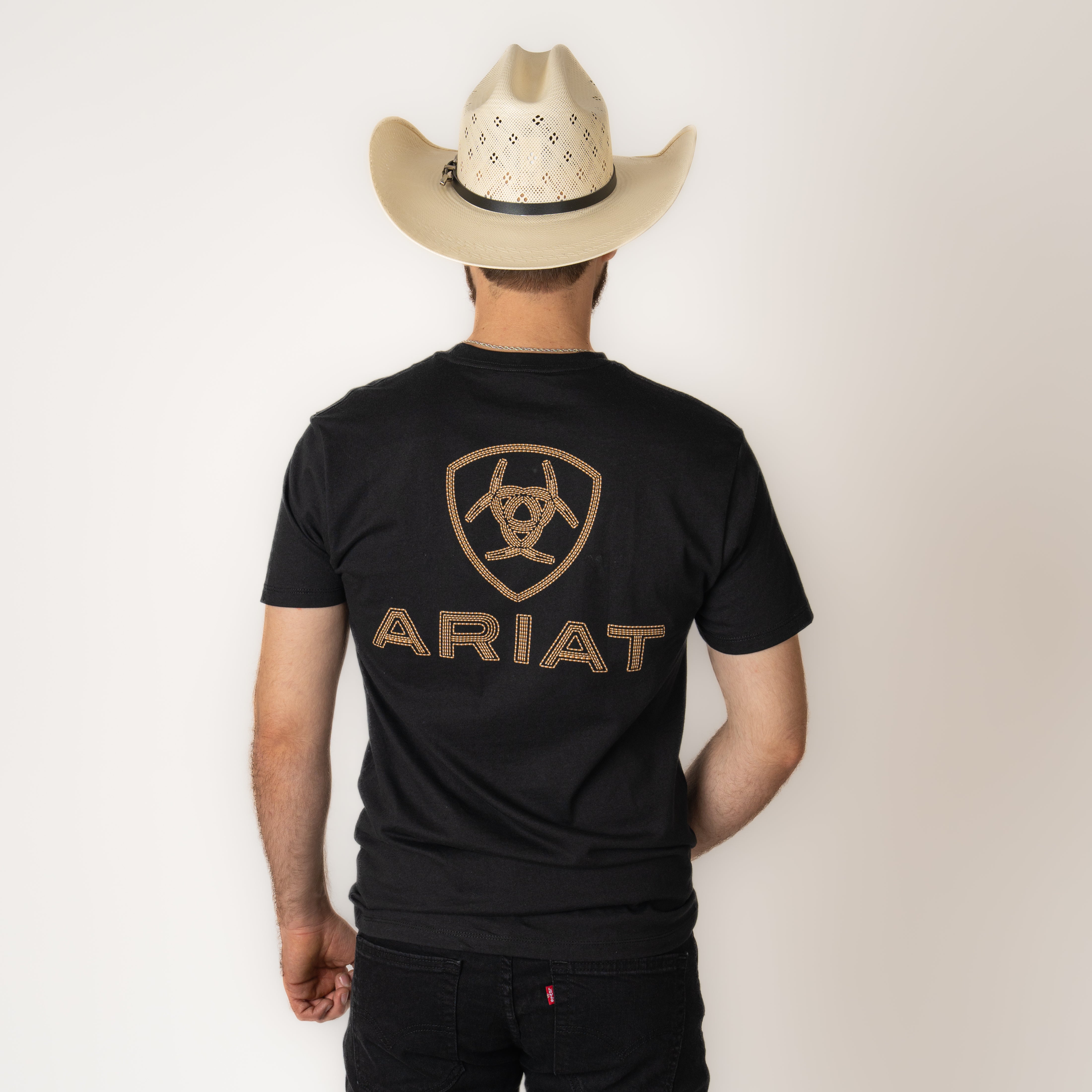 Playera Ariat Shield Stitch SS Tshrt Caballero