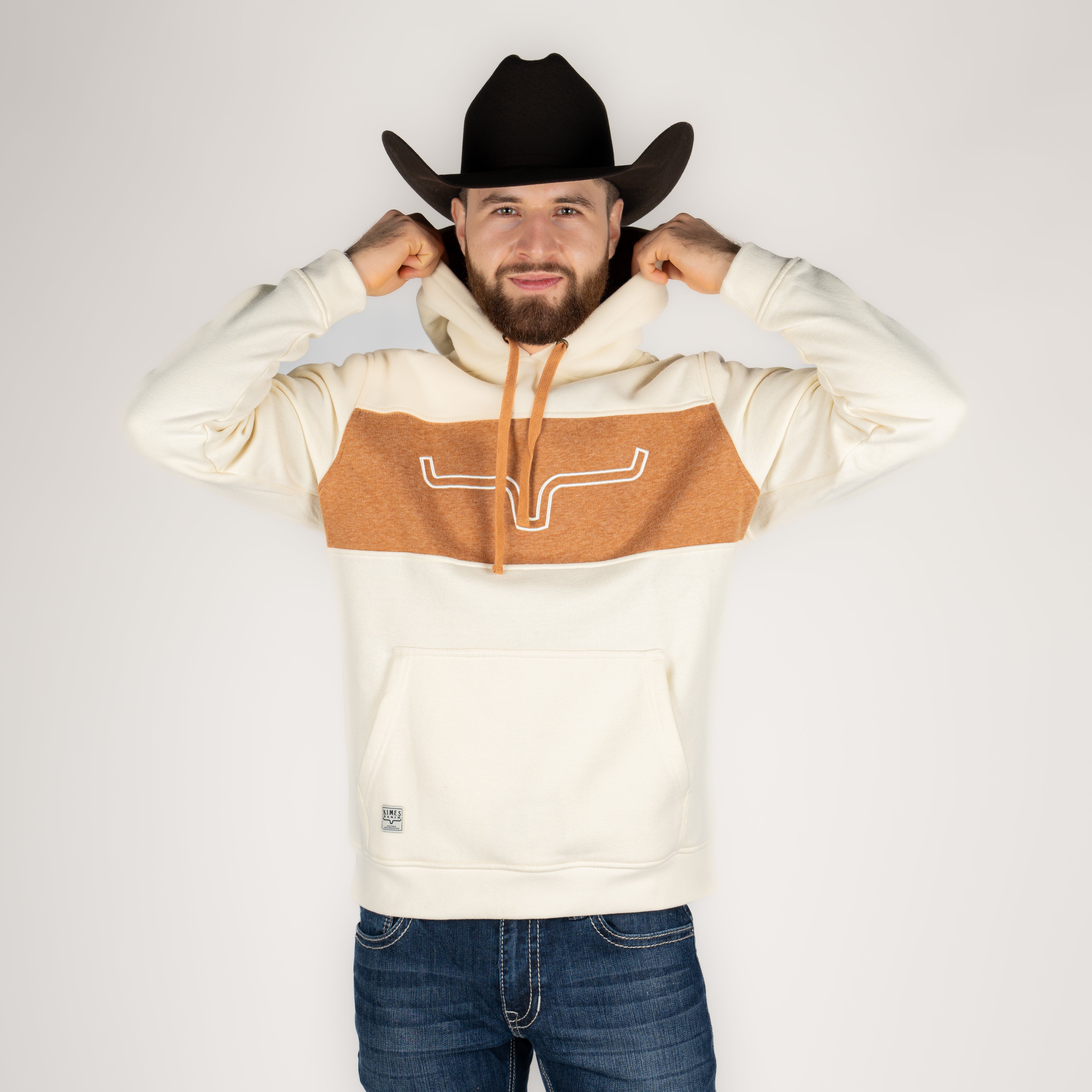 Sudadera Kimes Ranch Ripon Natural Caballero