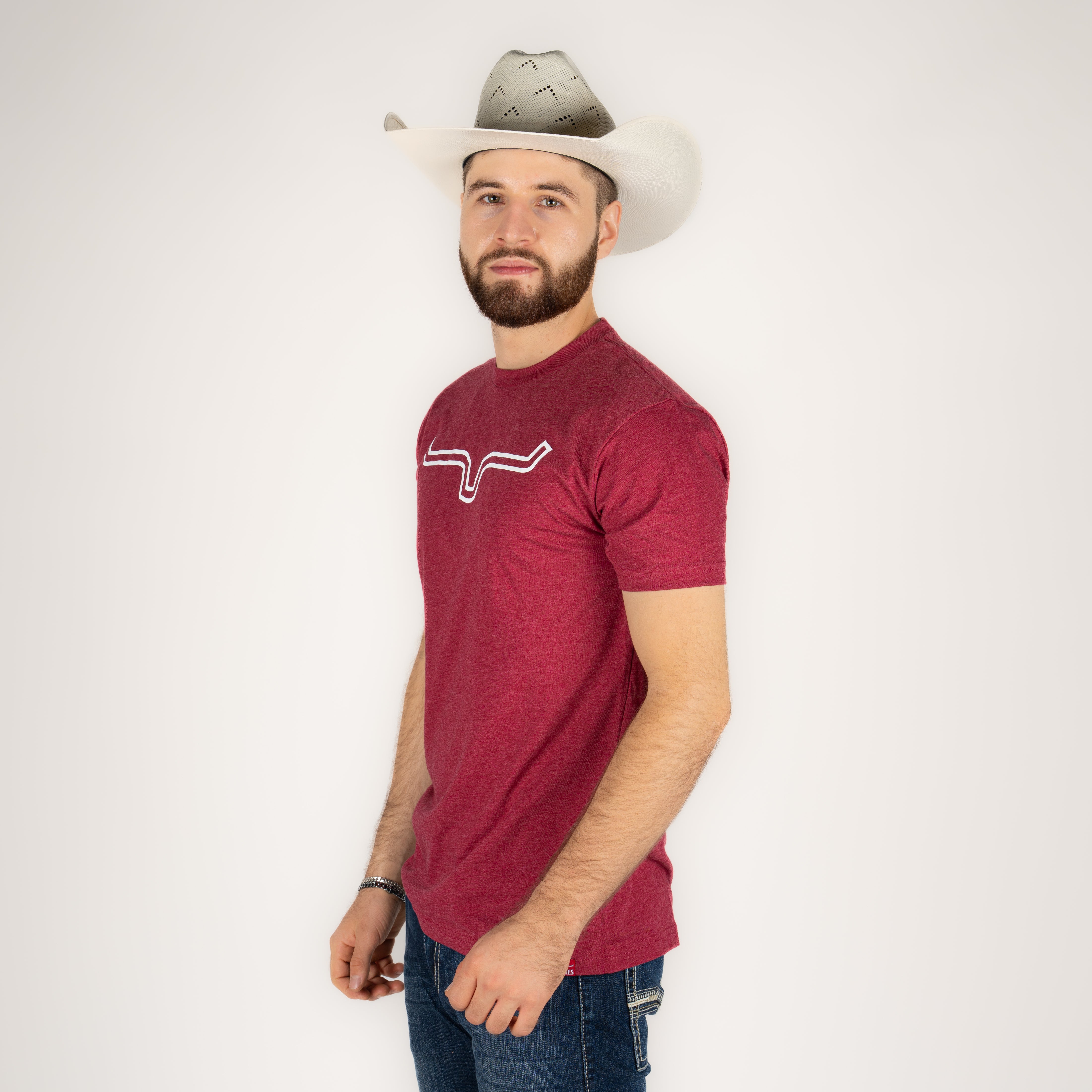 Playera Kimes Ranch Outlier Cardinal Caballero