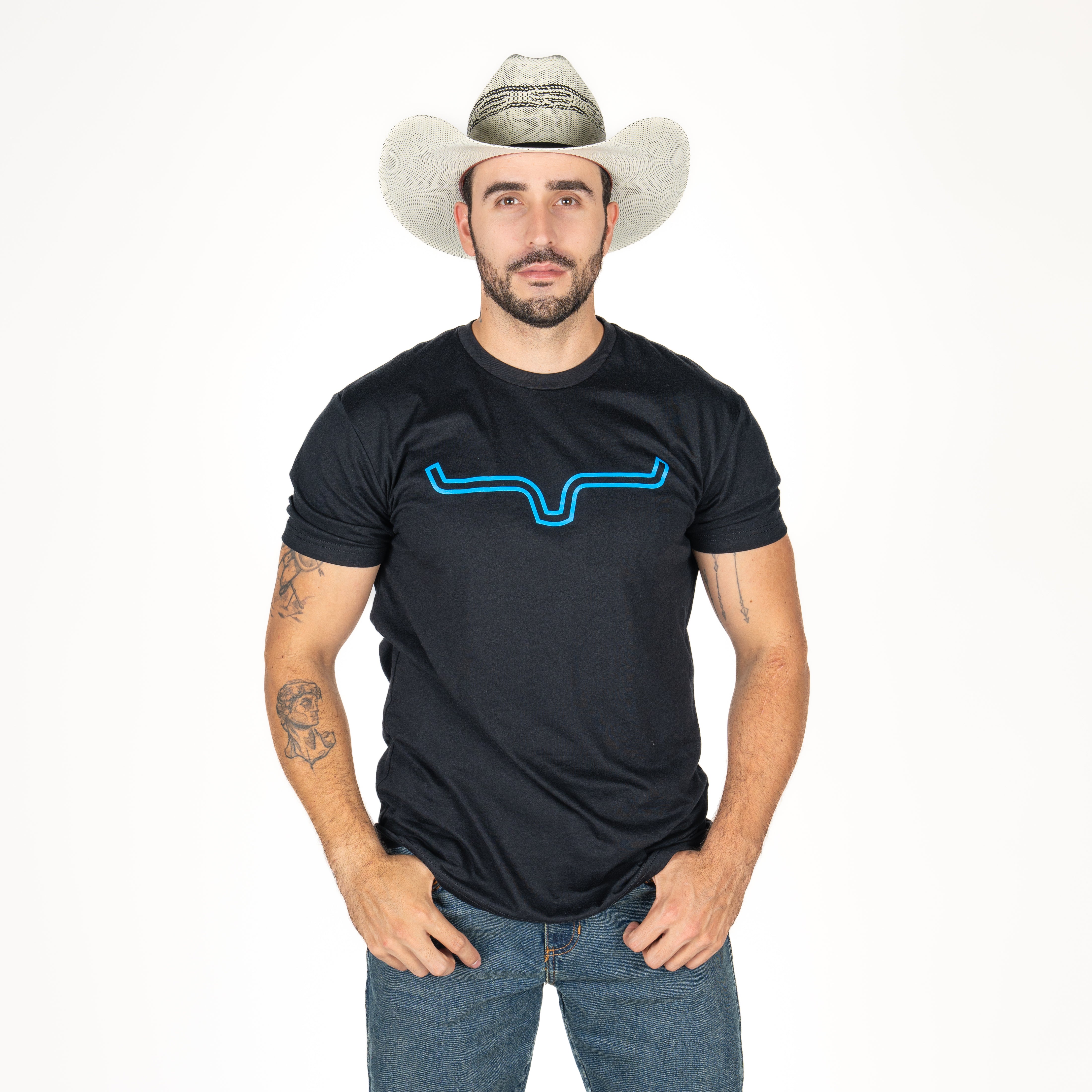 Playera Kimes Ranch Outlier Tee Black Caballero