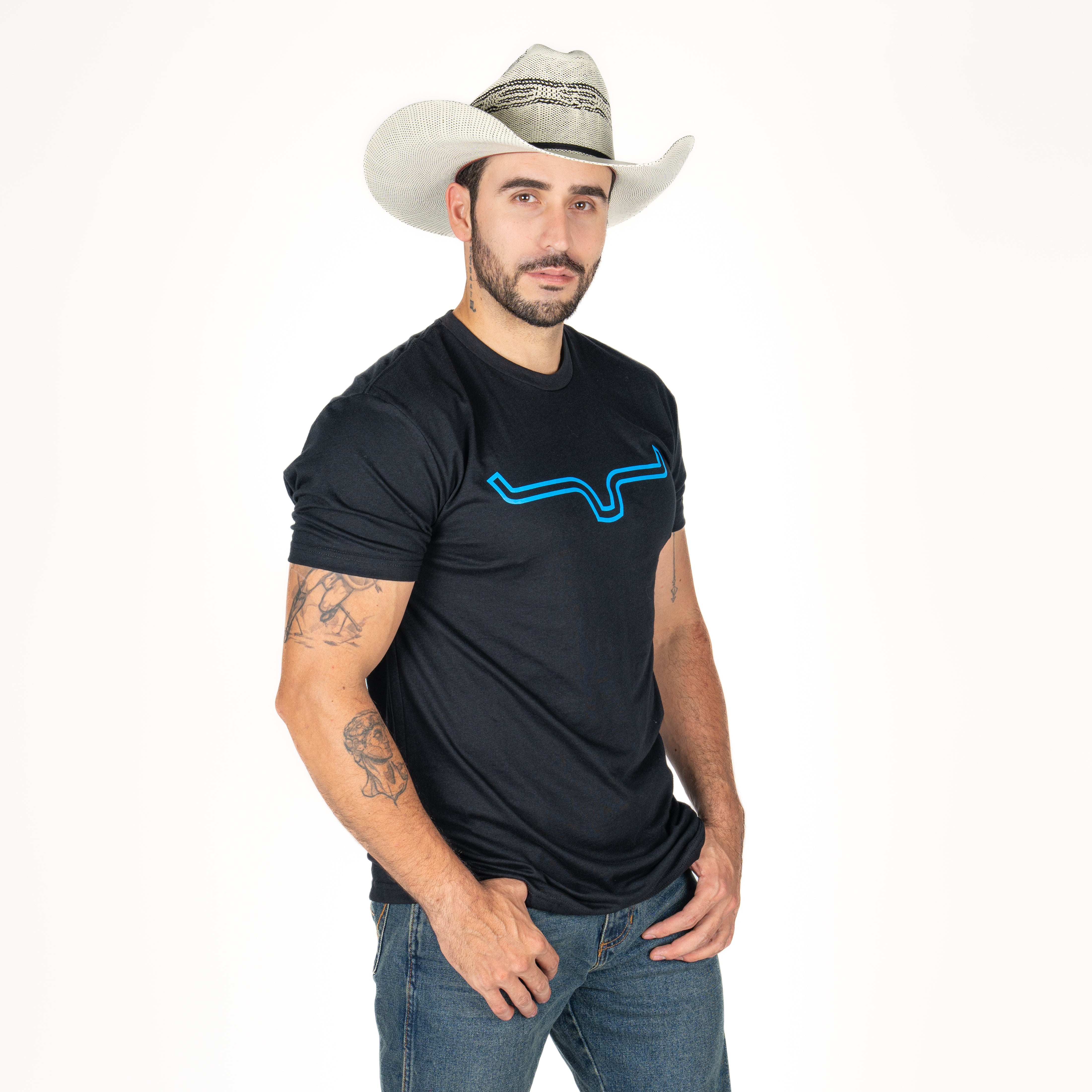 Playera Kimes Ranch Outlier Tee Black Caballero