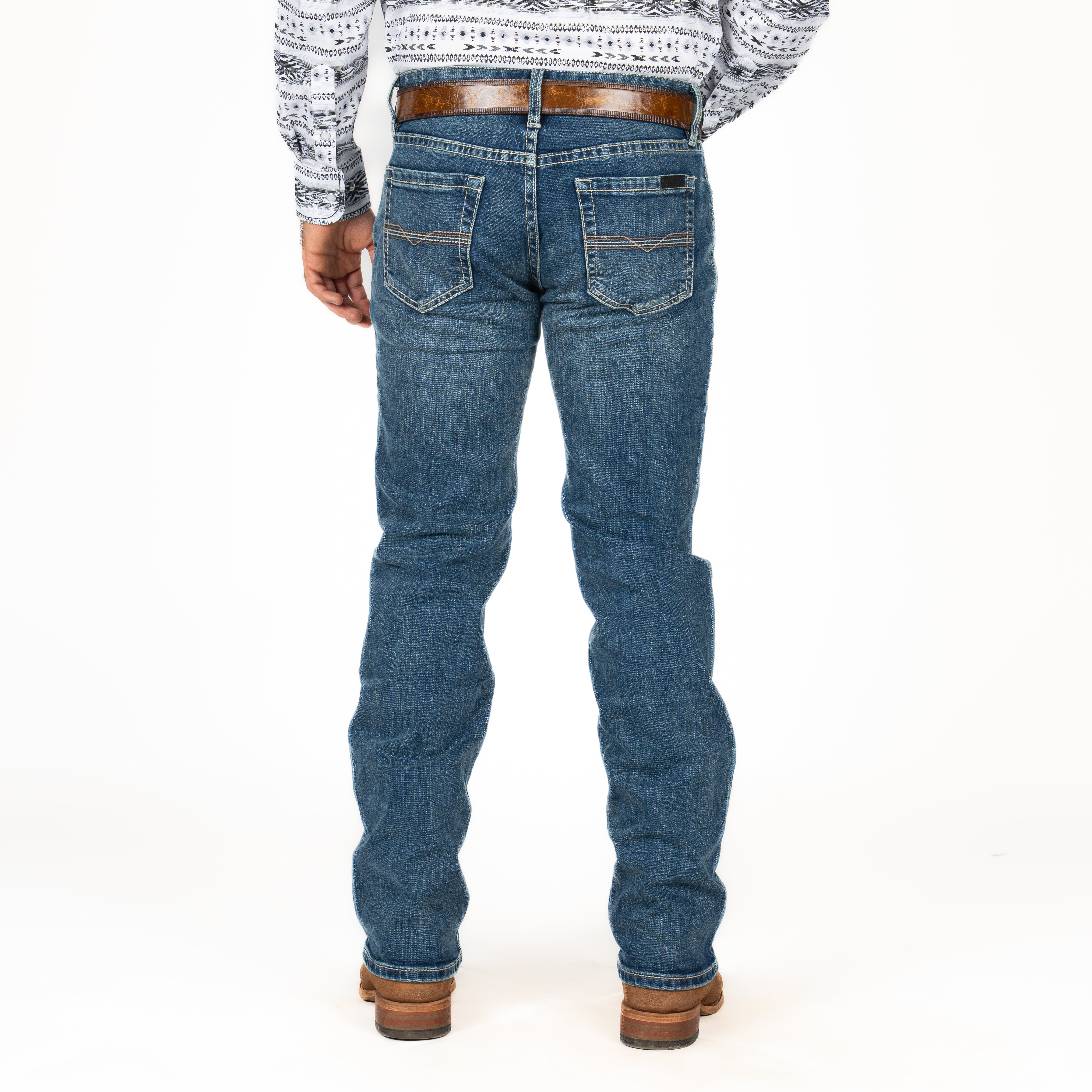 Jeans Rock & Roll Denim Revolver Straight Boot Caballero