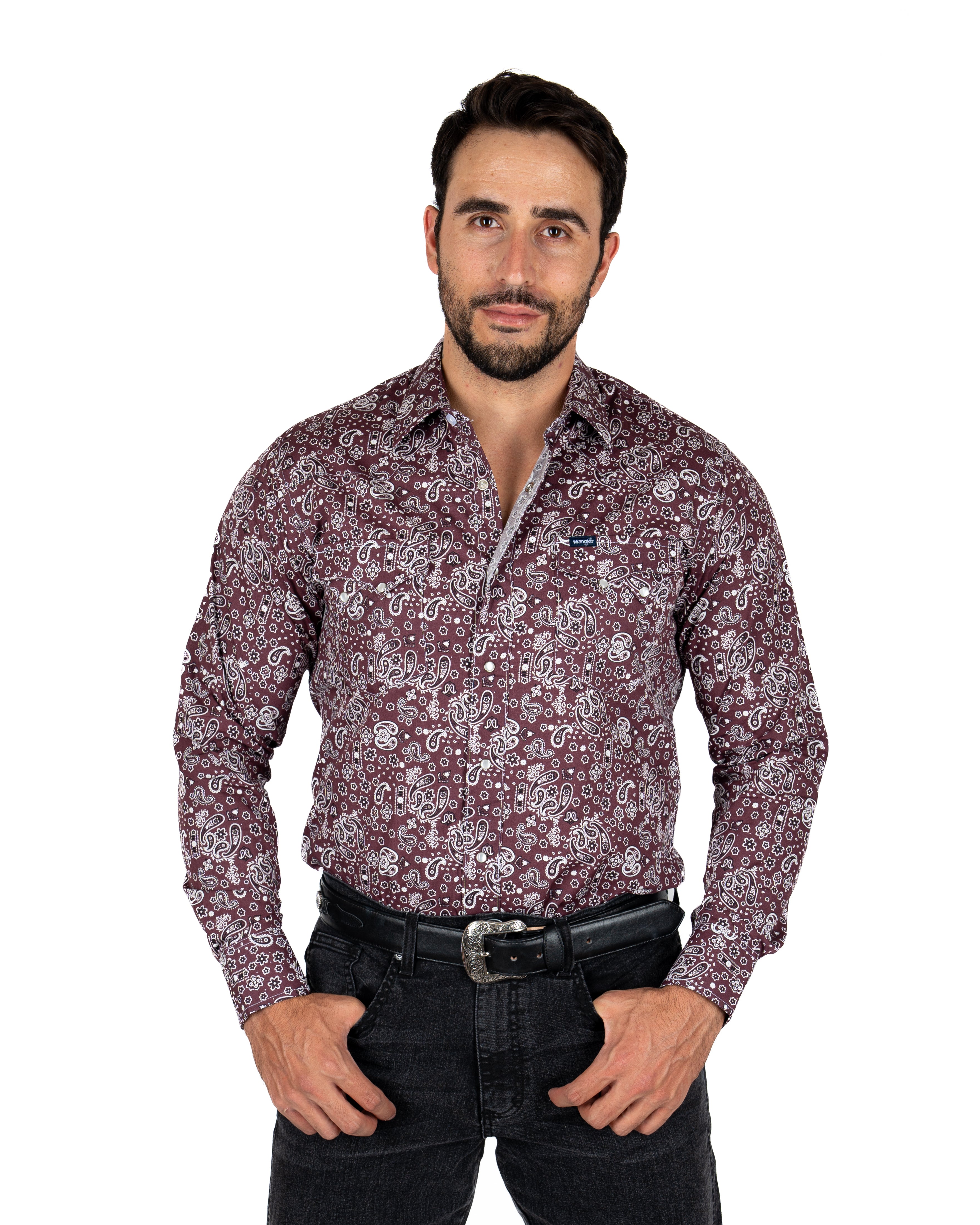 Camisa Wrangler Estampado Caballero