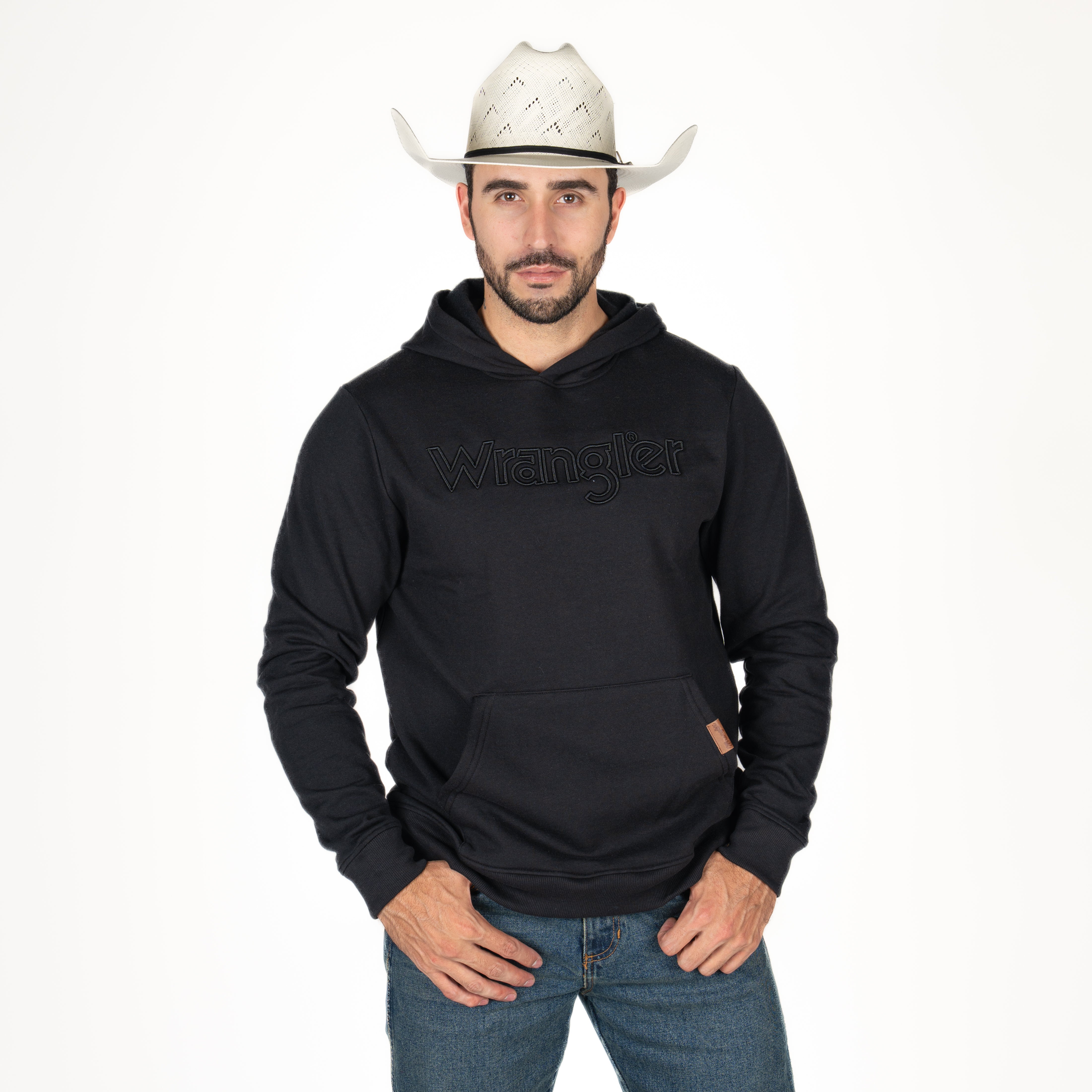 Sudadera Wrangler Negro Caballero