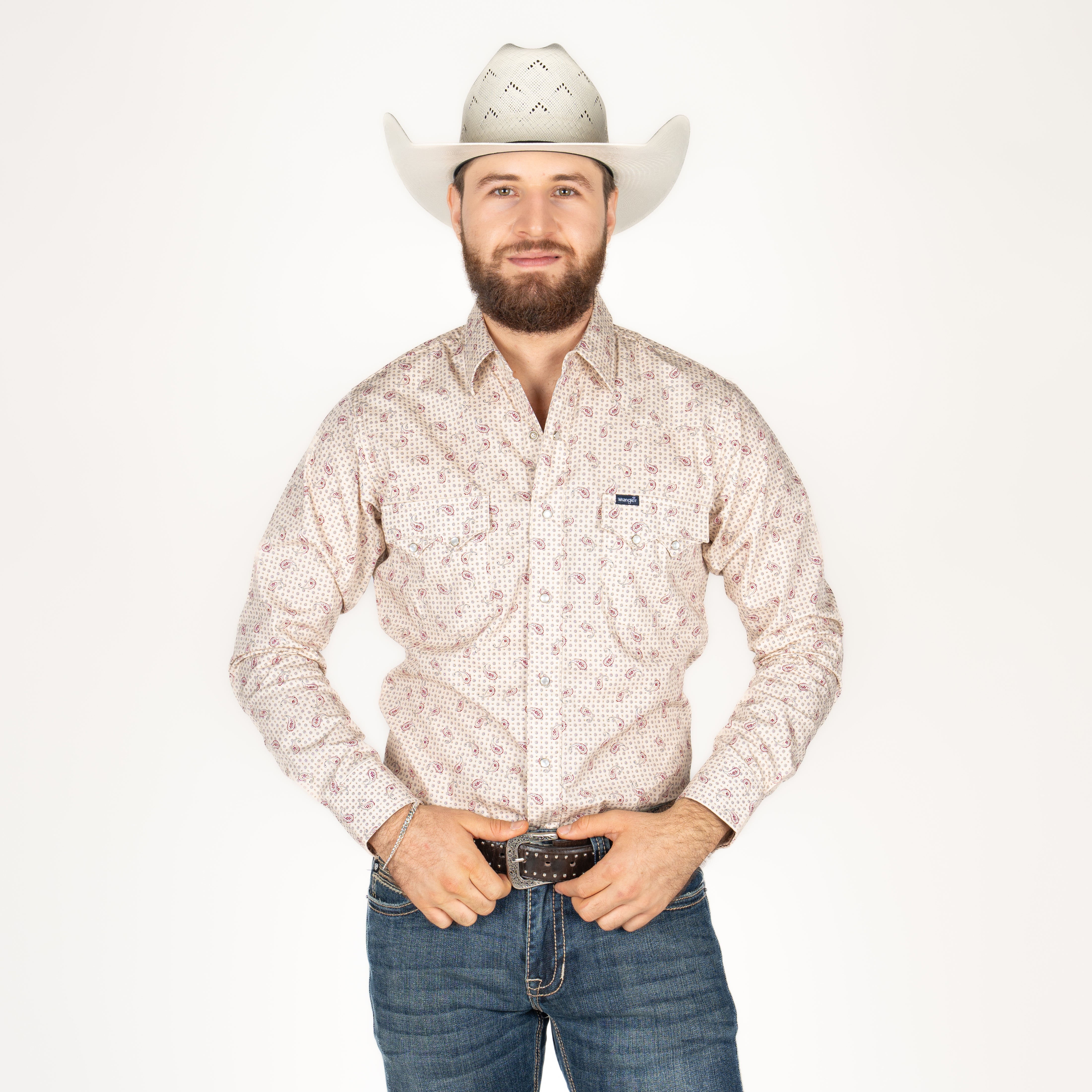 Camisa Wrangler Estampado Caballero