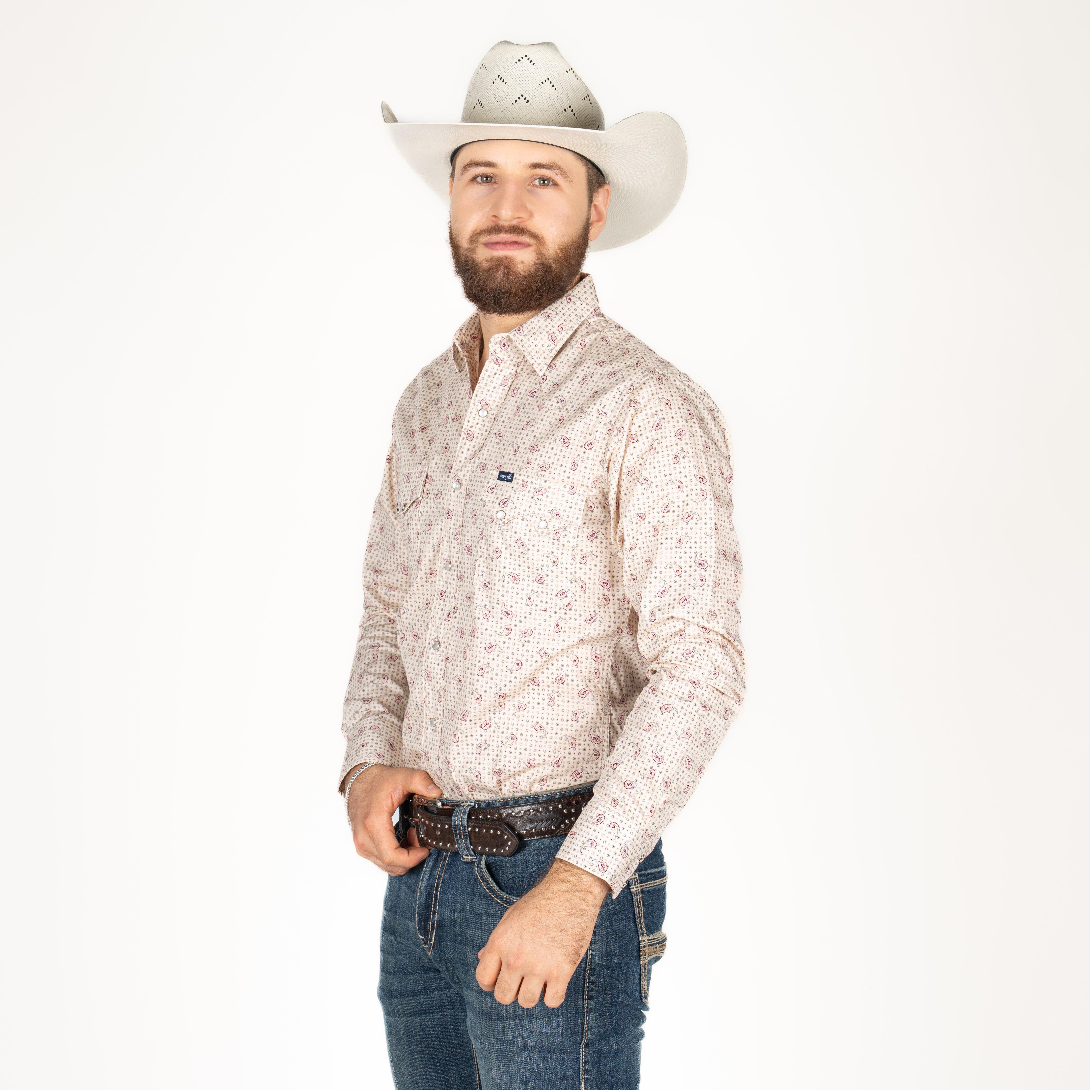 Camisa Wrangler Estampado Caballero