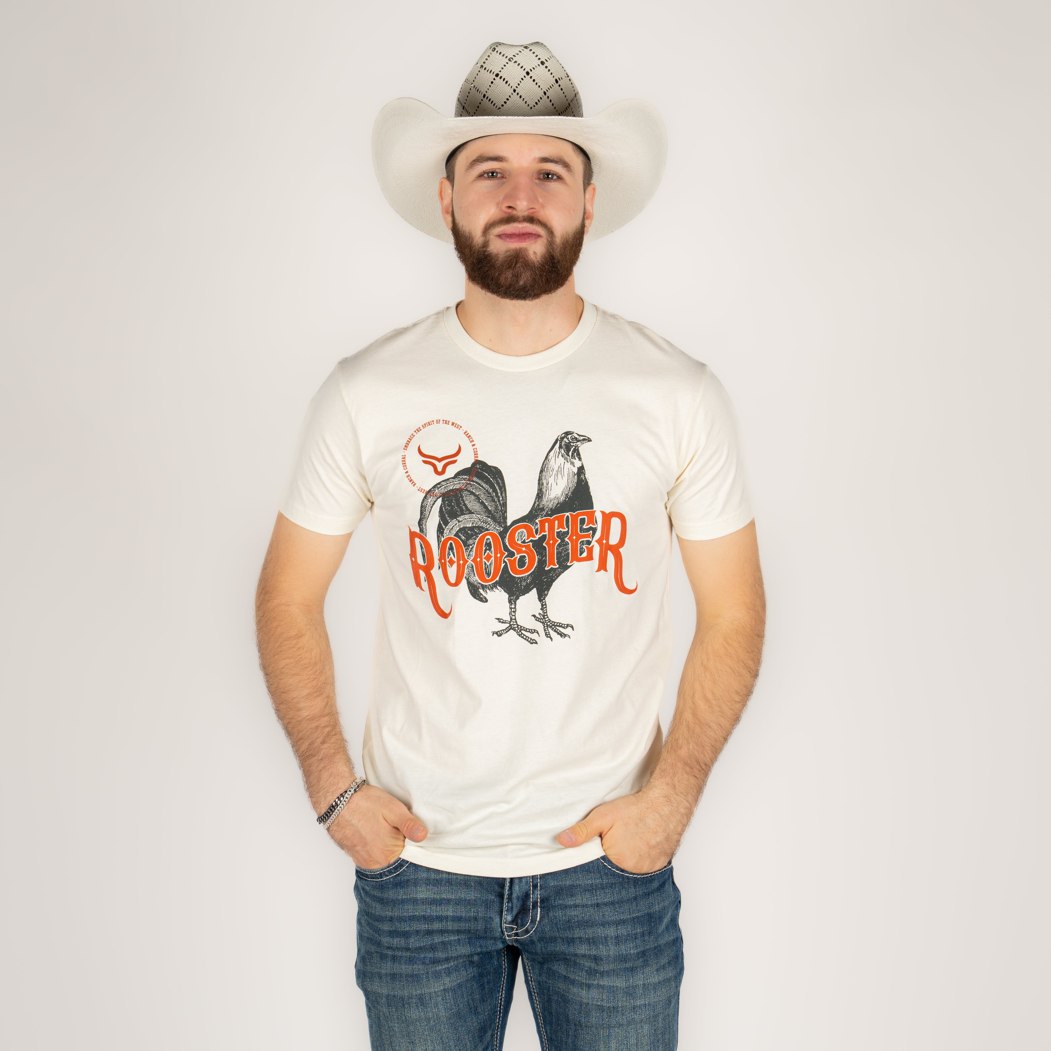 Playera Ranch & Corral Rooster Caballero