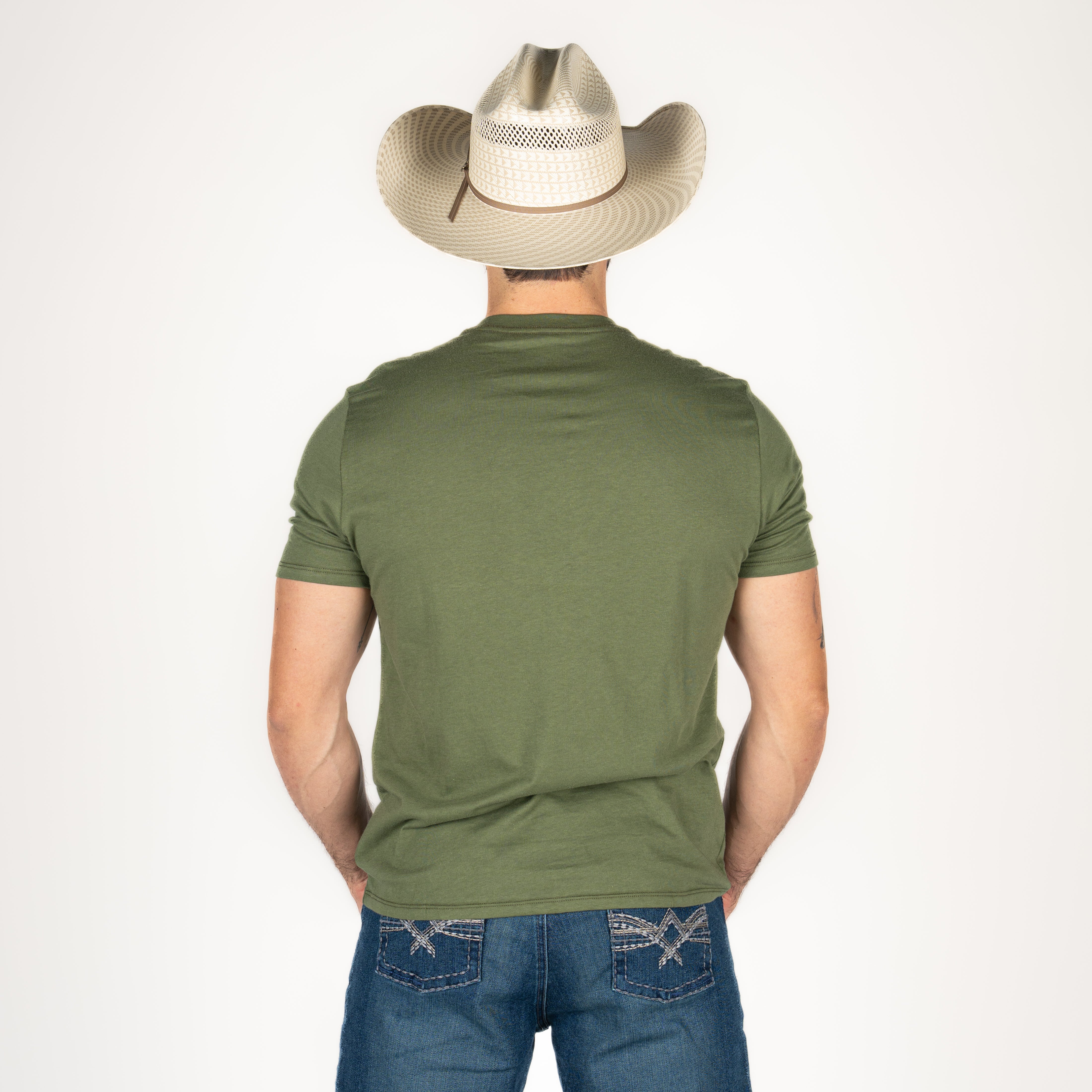 Playera Wrangler Verde Caballero