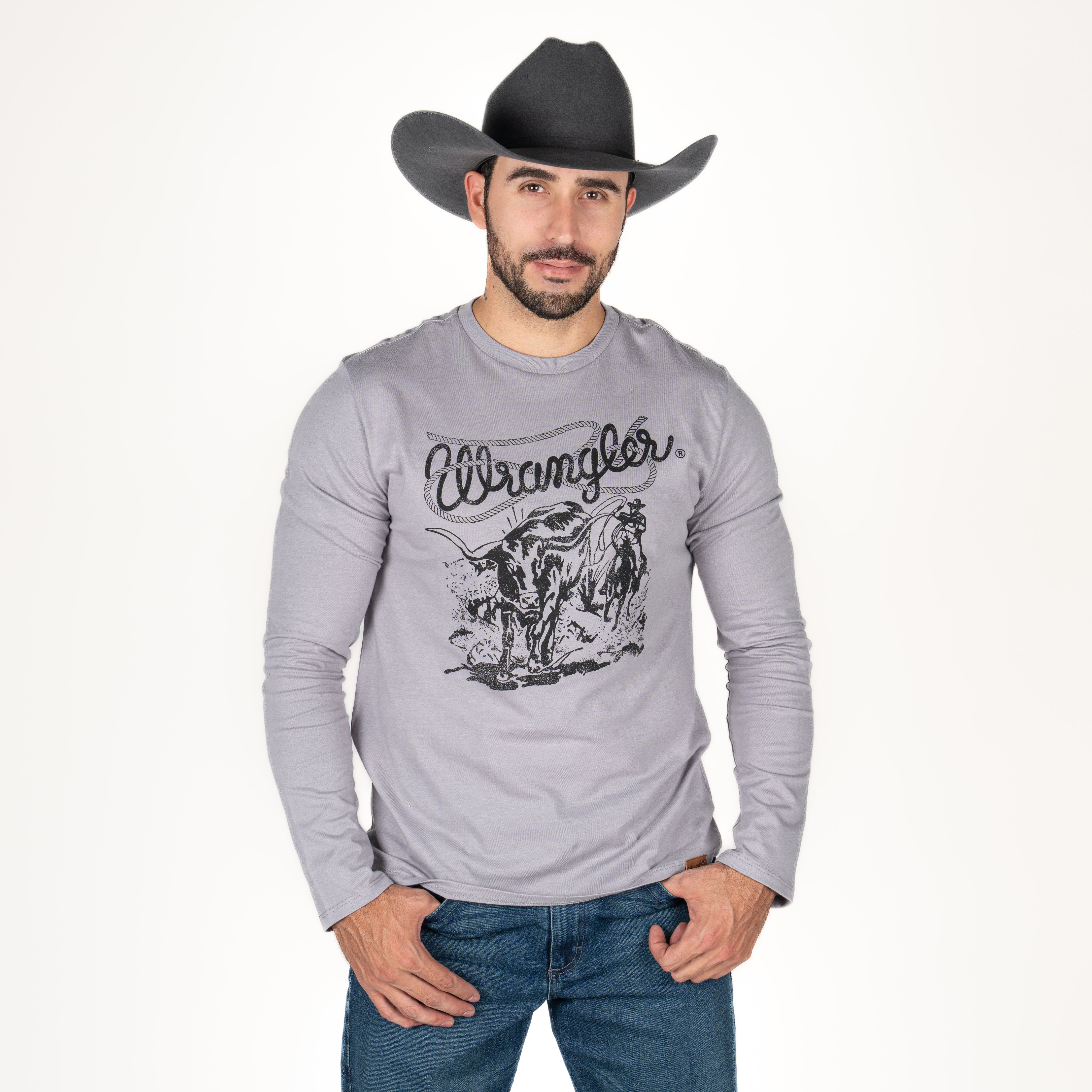 Playera Wrangler Rodeo Caballero