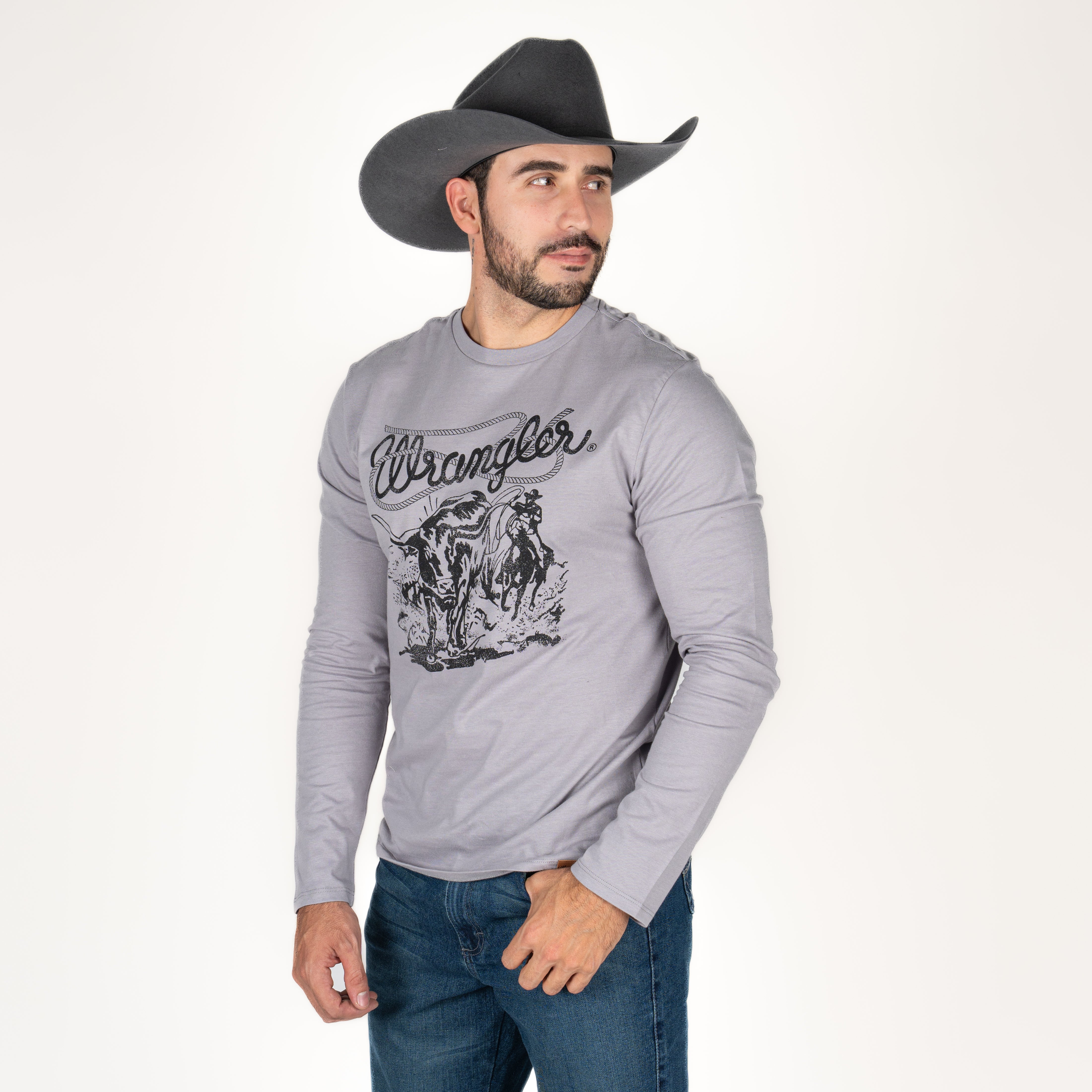 Playera Wrangler Rodeo Caballero