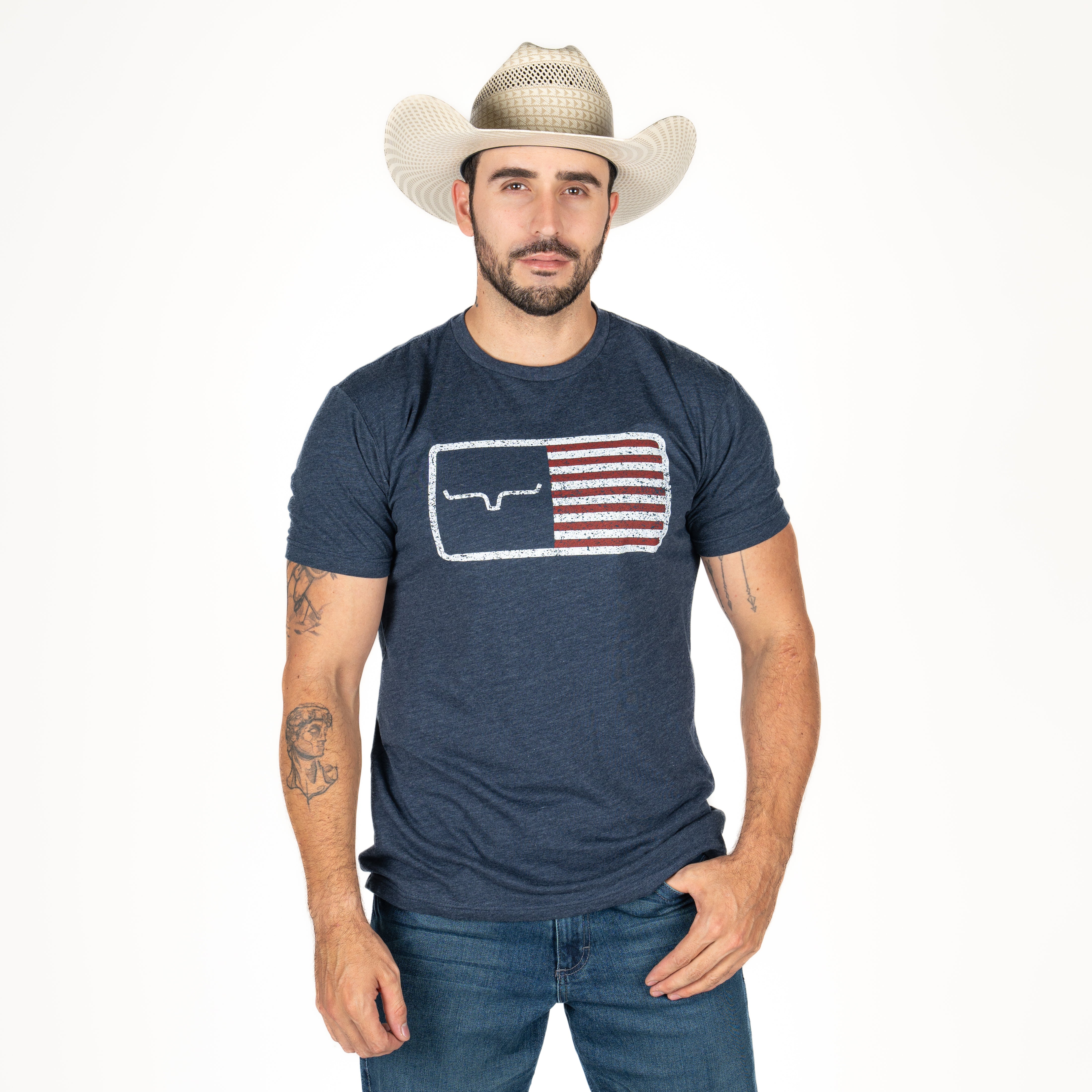 Playera Kimes Ranch American Trucker Caballero