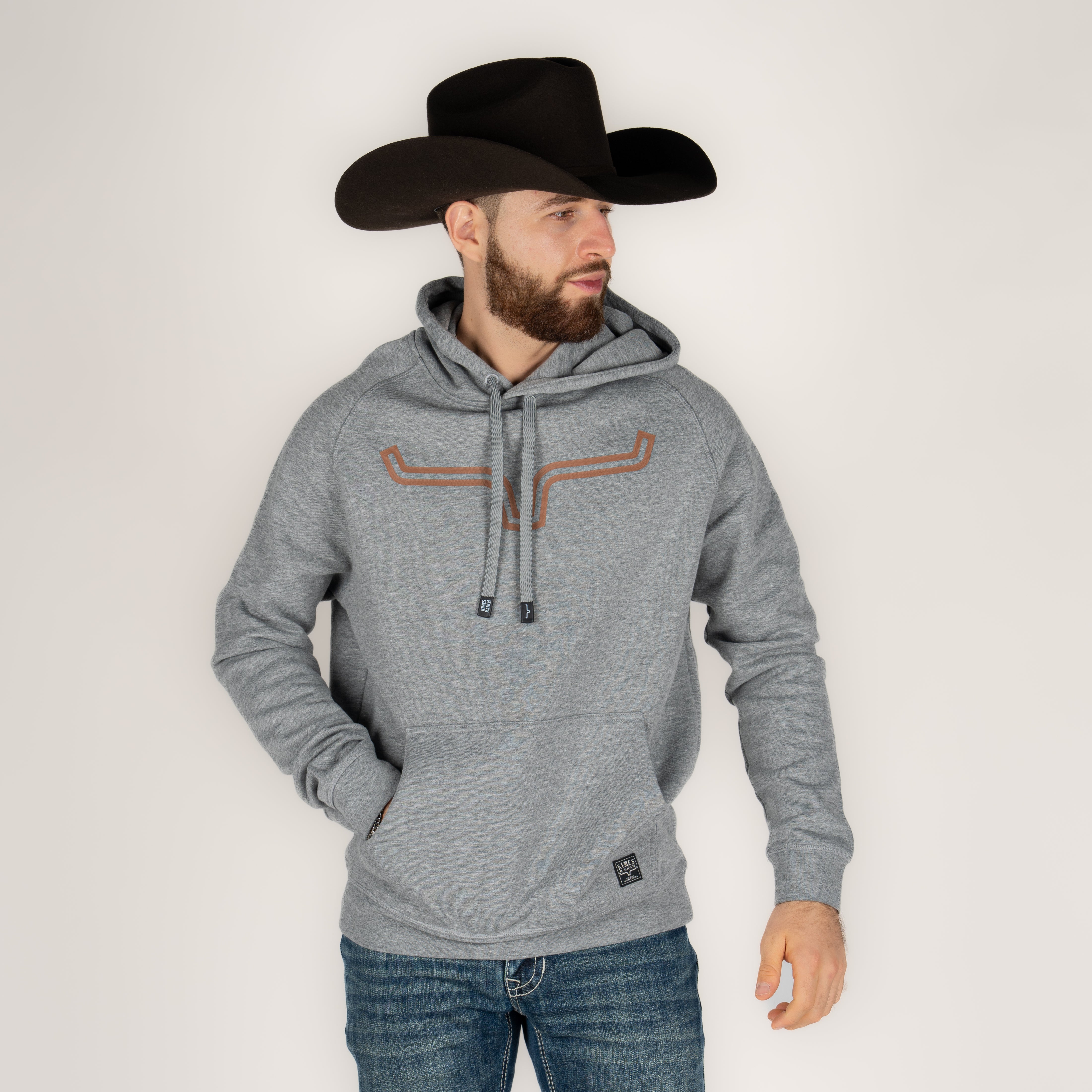 Sudadera Kimes Ranch Outlier Grey Heather Caballero