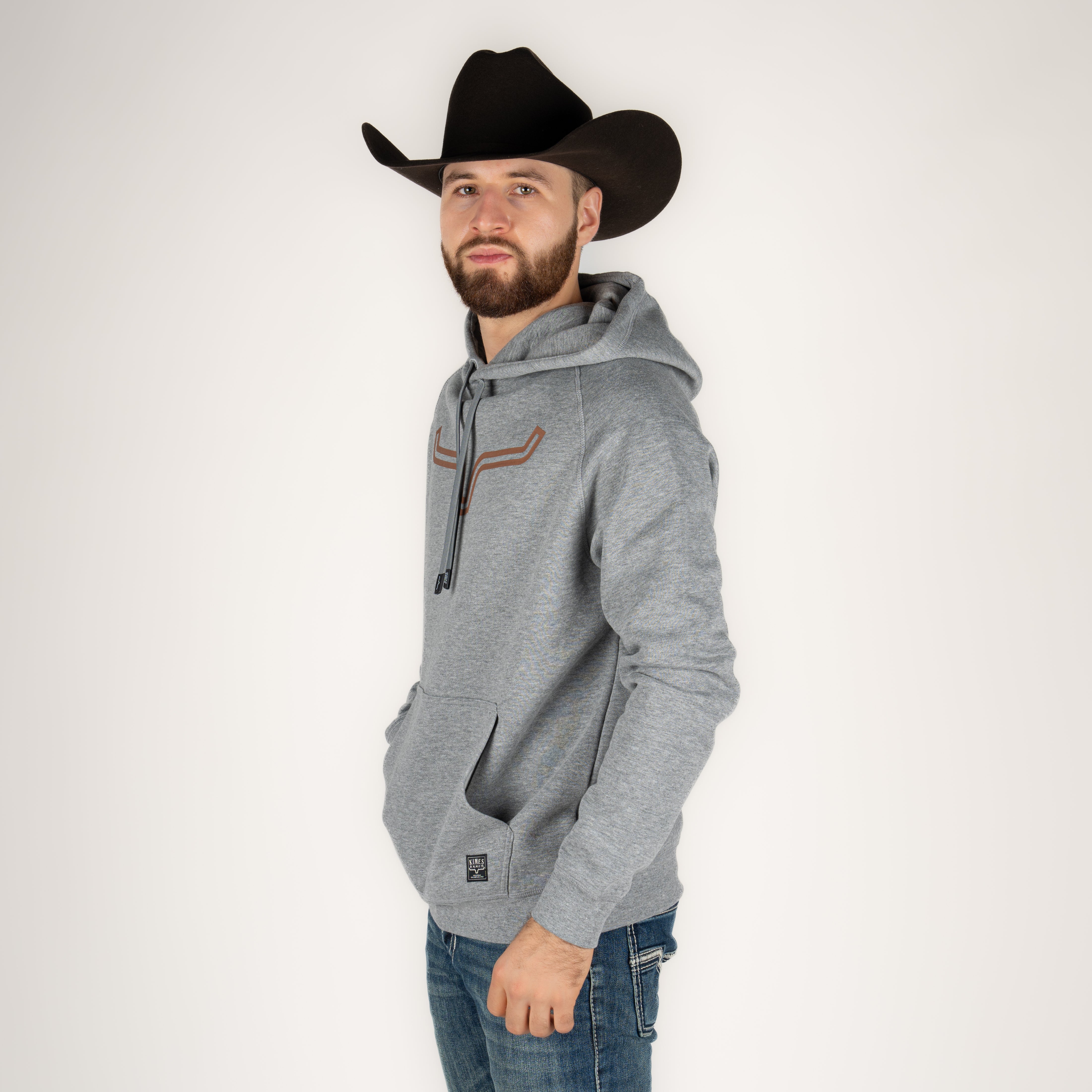 Sudadera Kimes Ranch Outlier Grey Heather Caballero