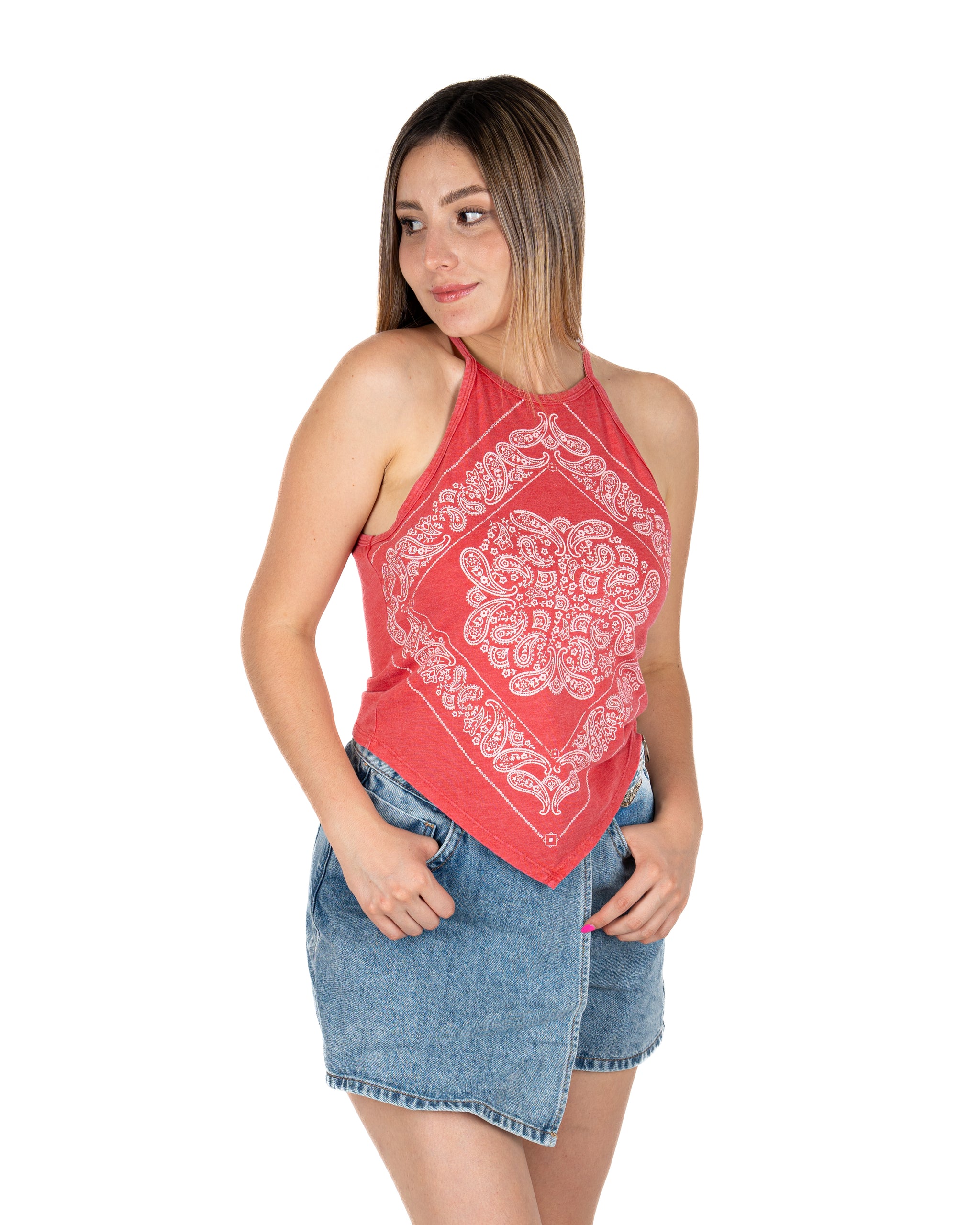 Blusa Tejida Rock & Roll Denim Dama