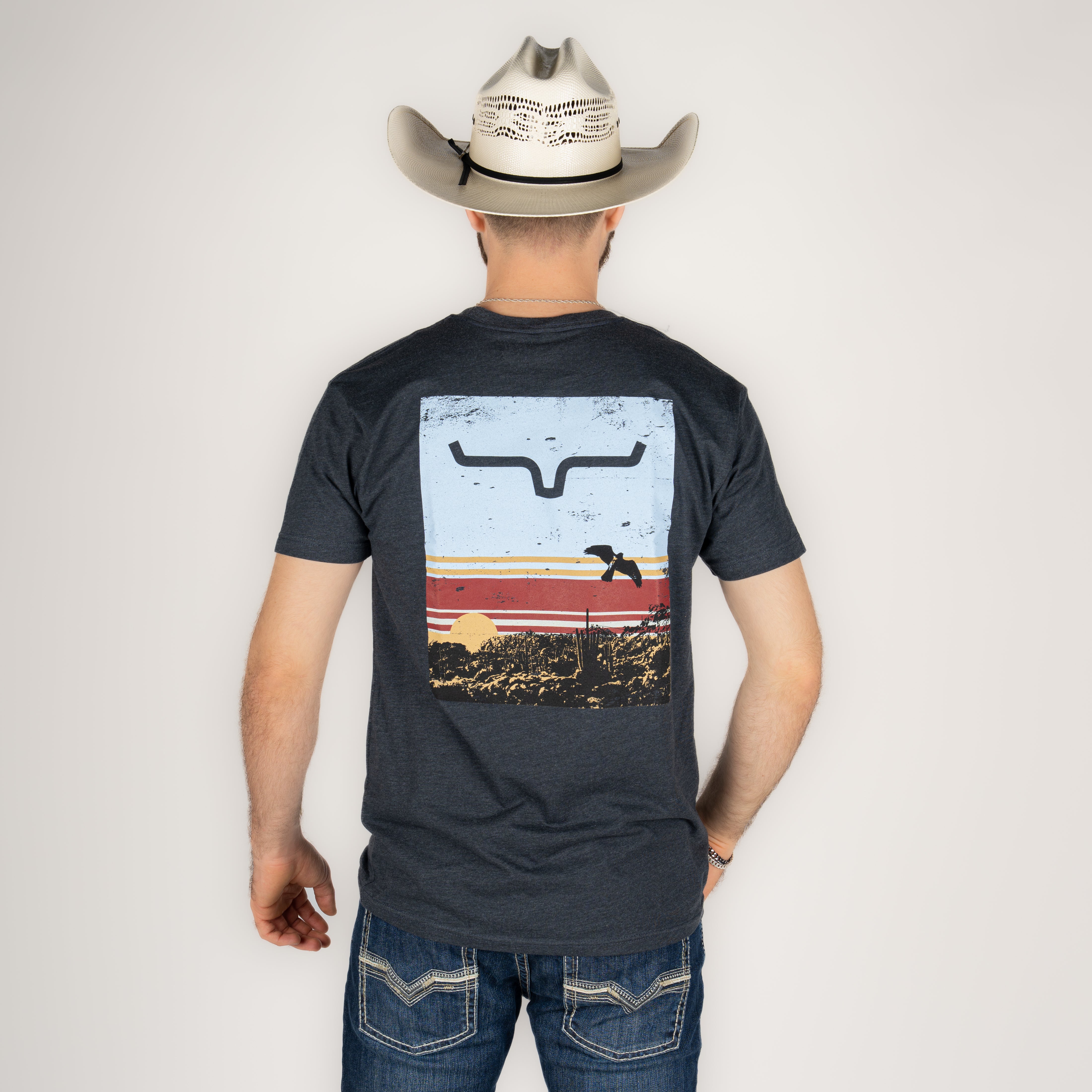 Playera Kimes Ranch Scottsdale Sunset Charcoal Caballero