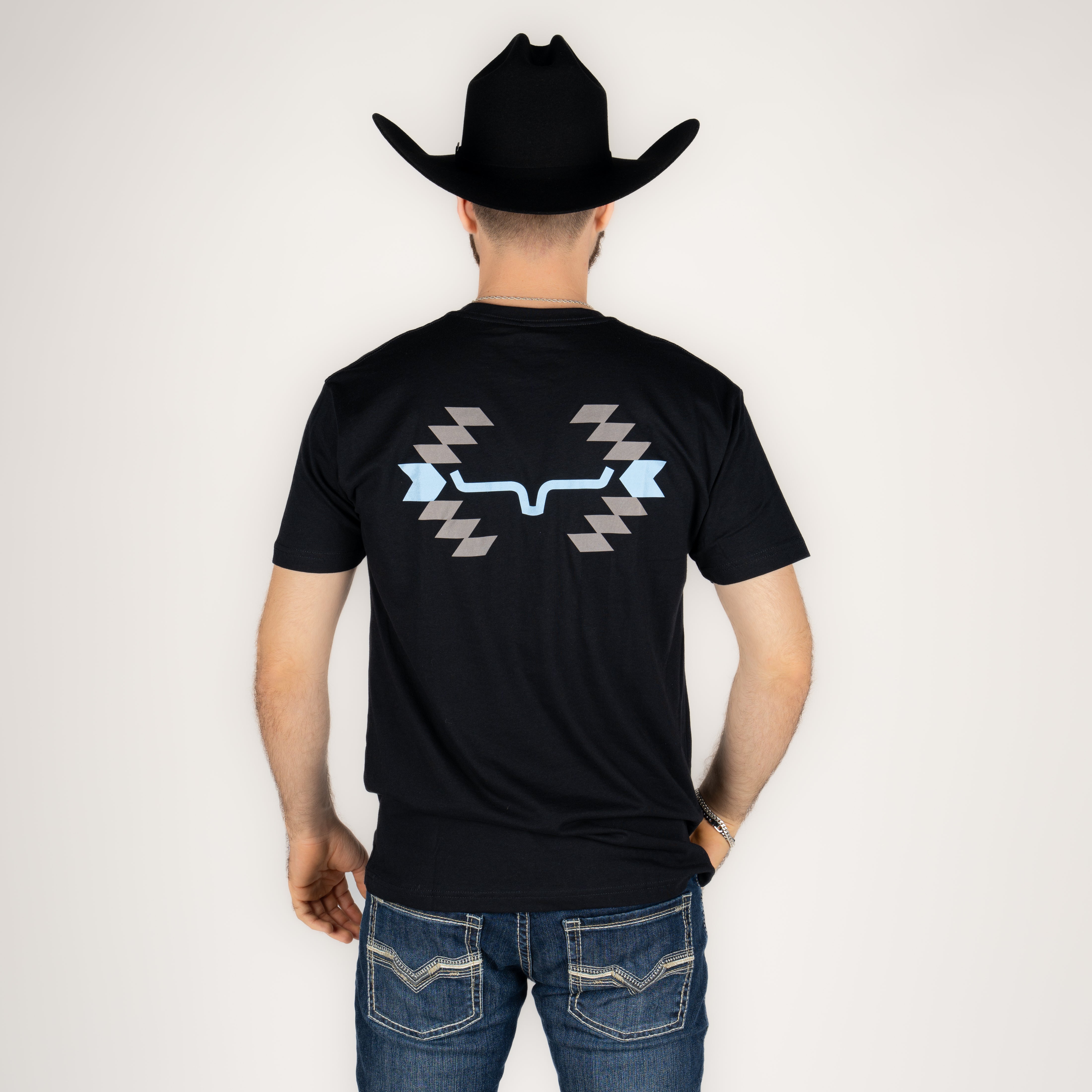 Playera Kimes Ranch Cactus Sunset Black Caballero