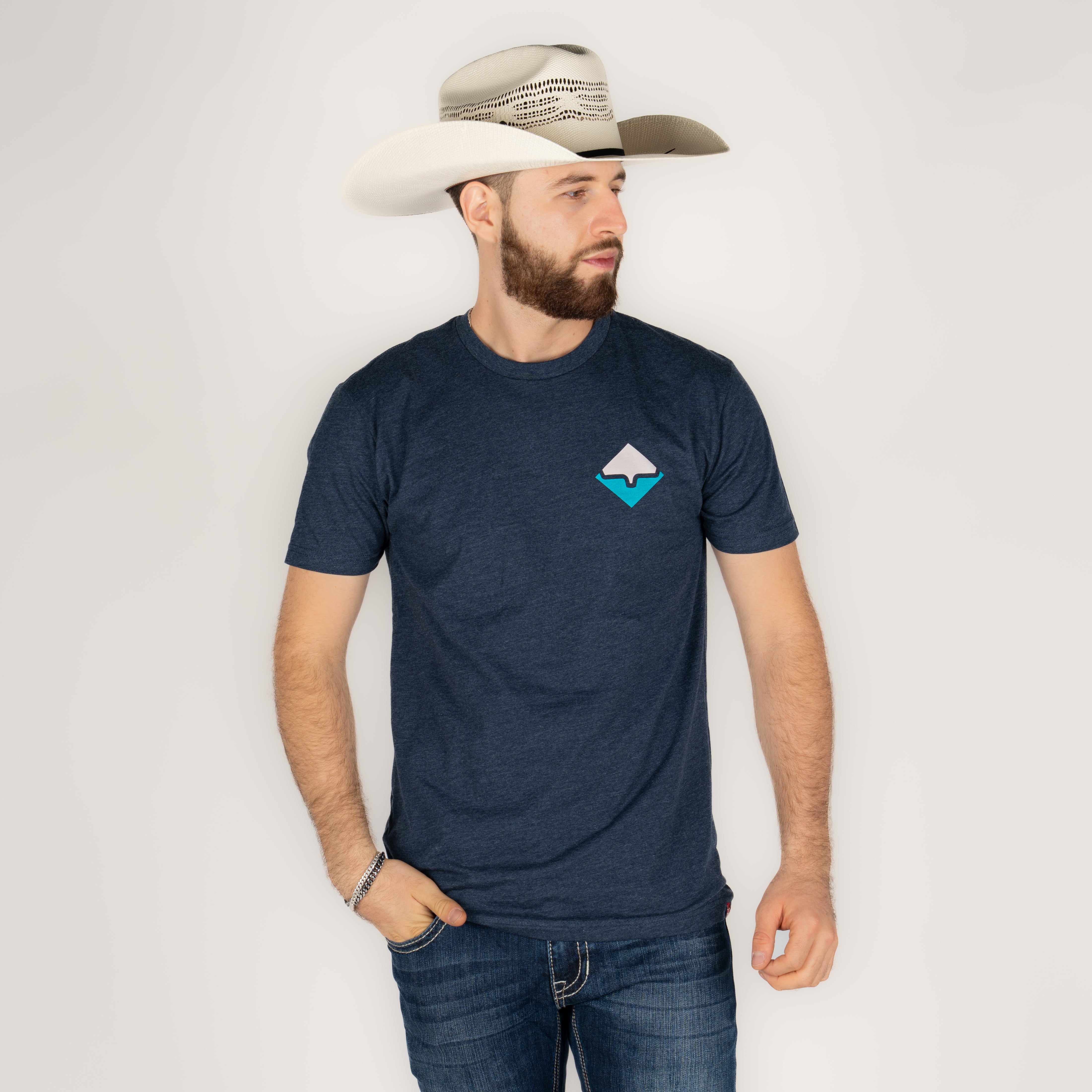 Playera Kimes Ranch Warmth Navy Caballero