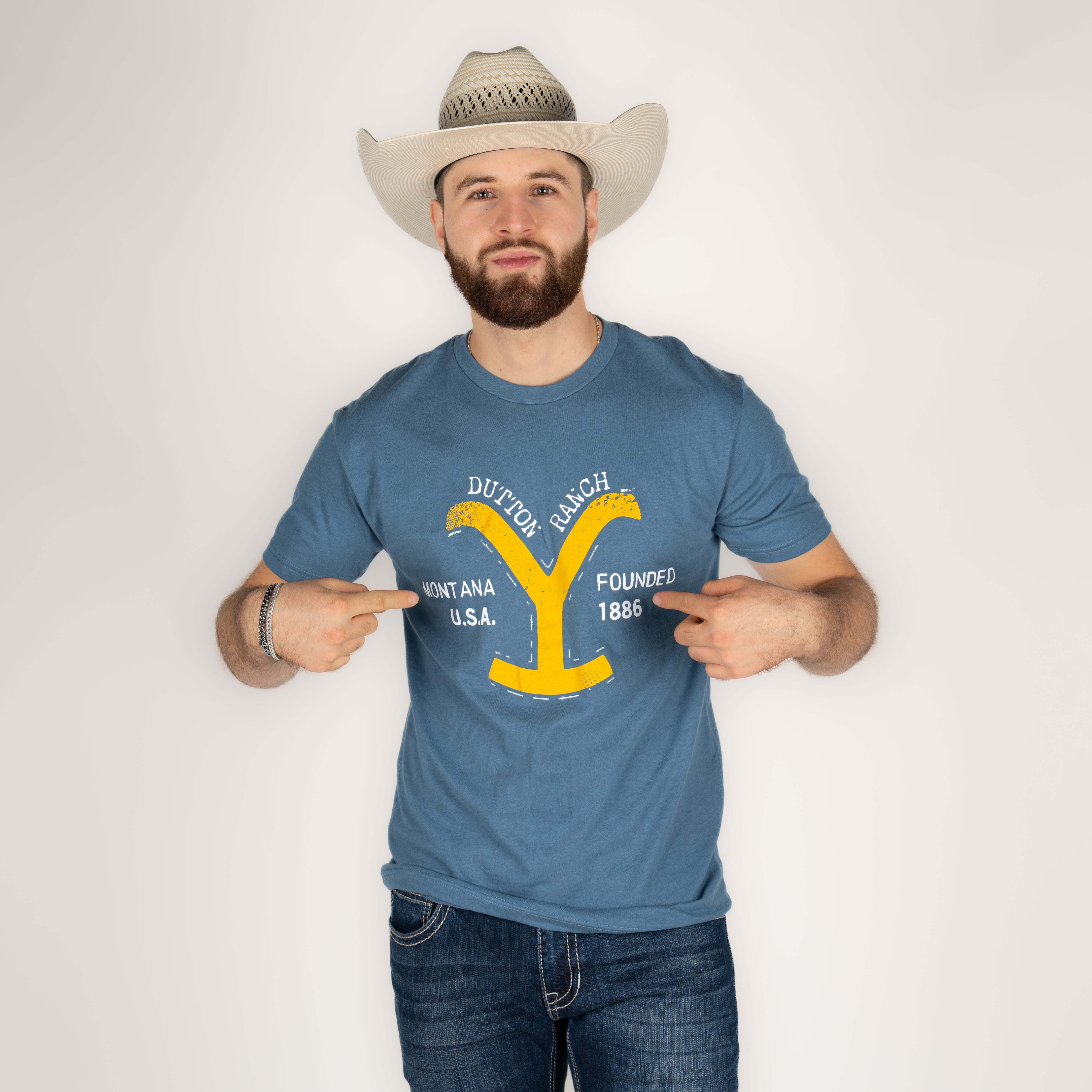 Playera Yellowstone Fierro Caballero