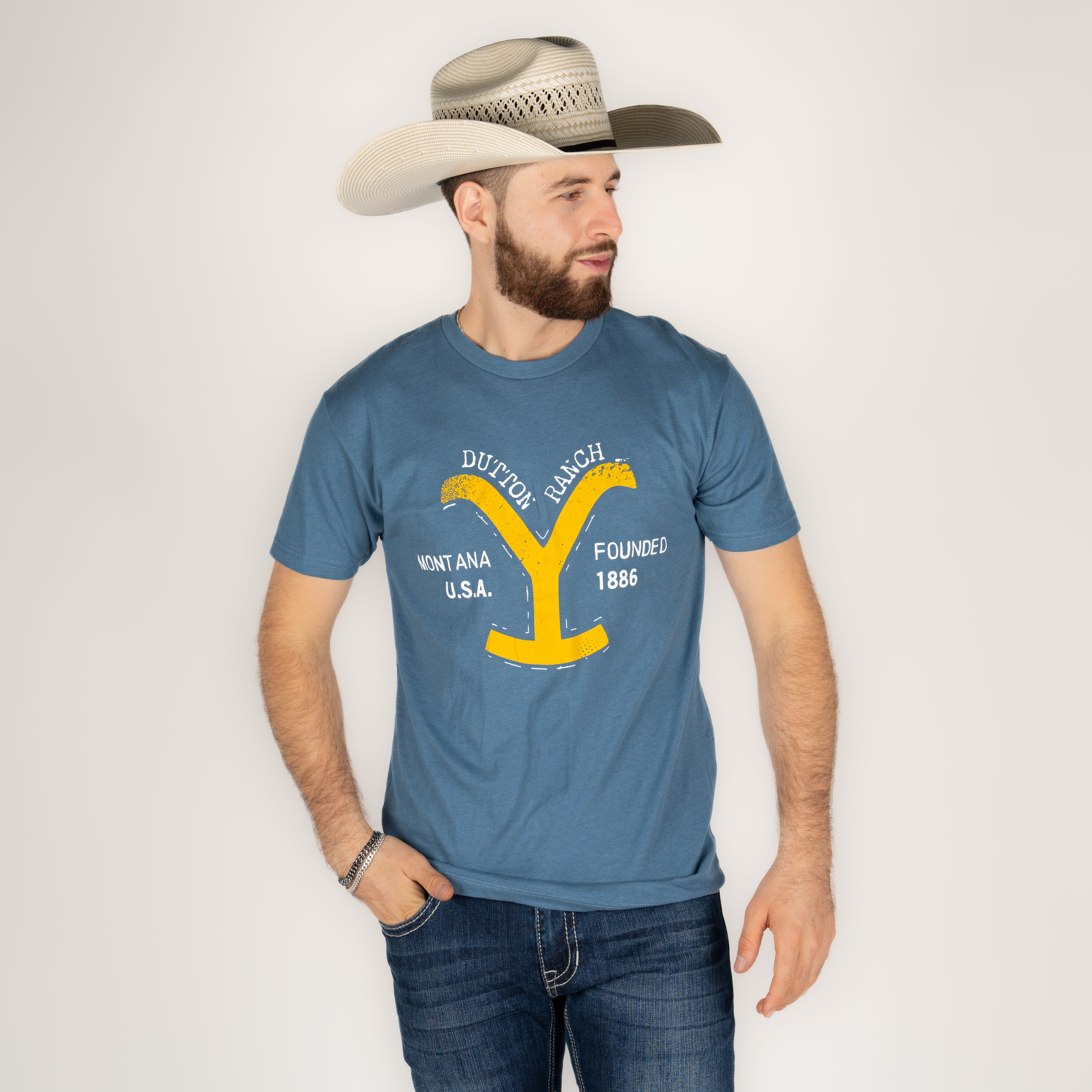 Playera Yellowstone Fierro Caballero