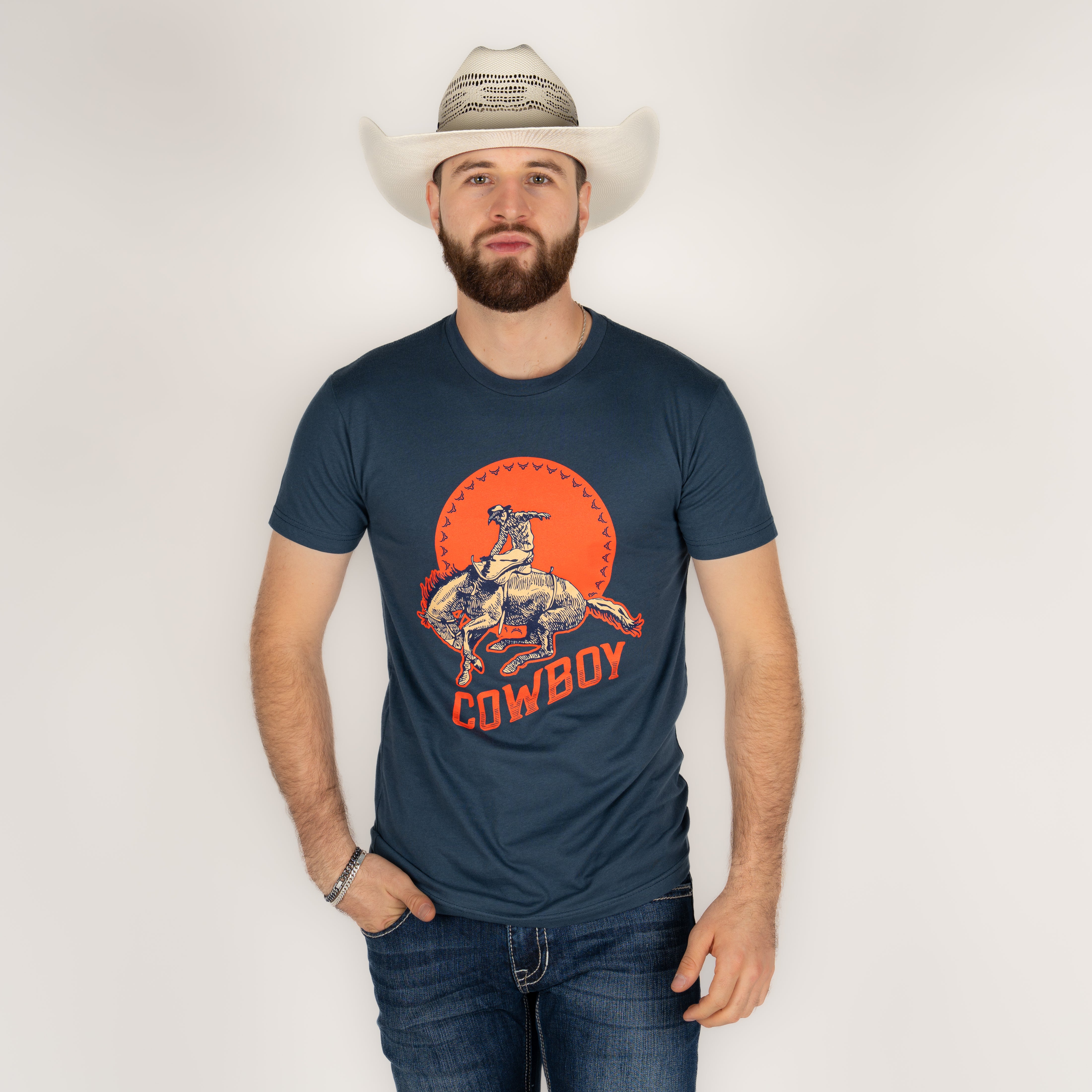 Playera Ranch & Corral Cowboy Caballero