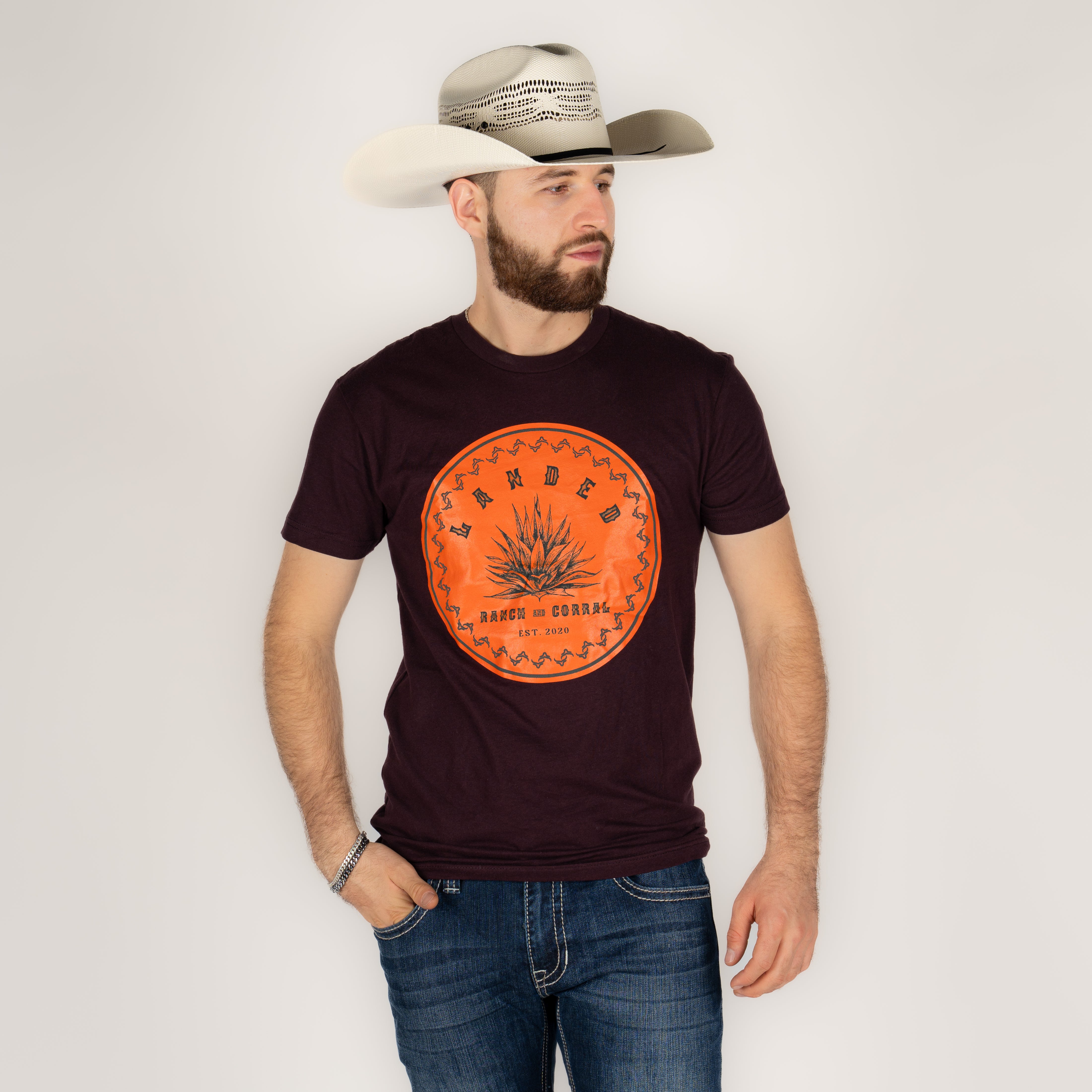 Playera Ranch & Corral Landed Caballero