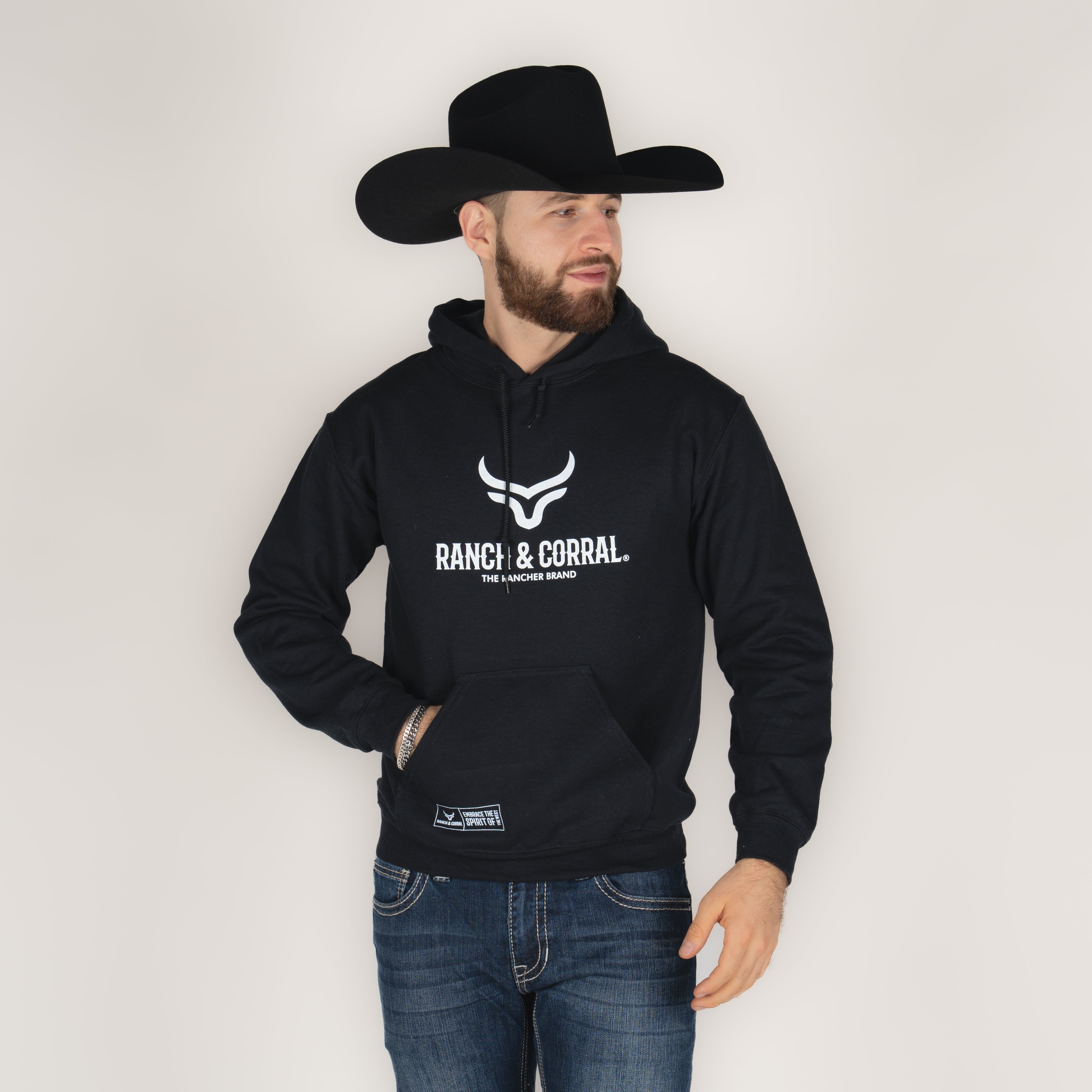 Sudadera Ranch & Corral Black Caballero