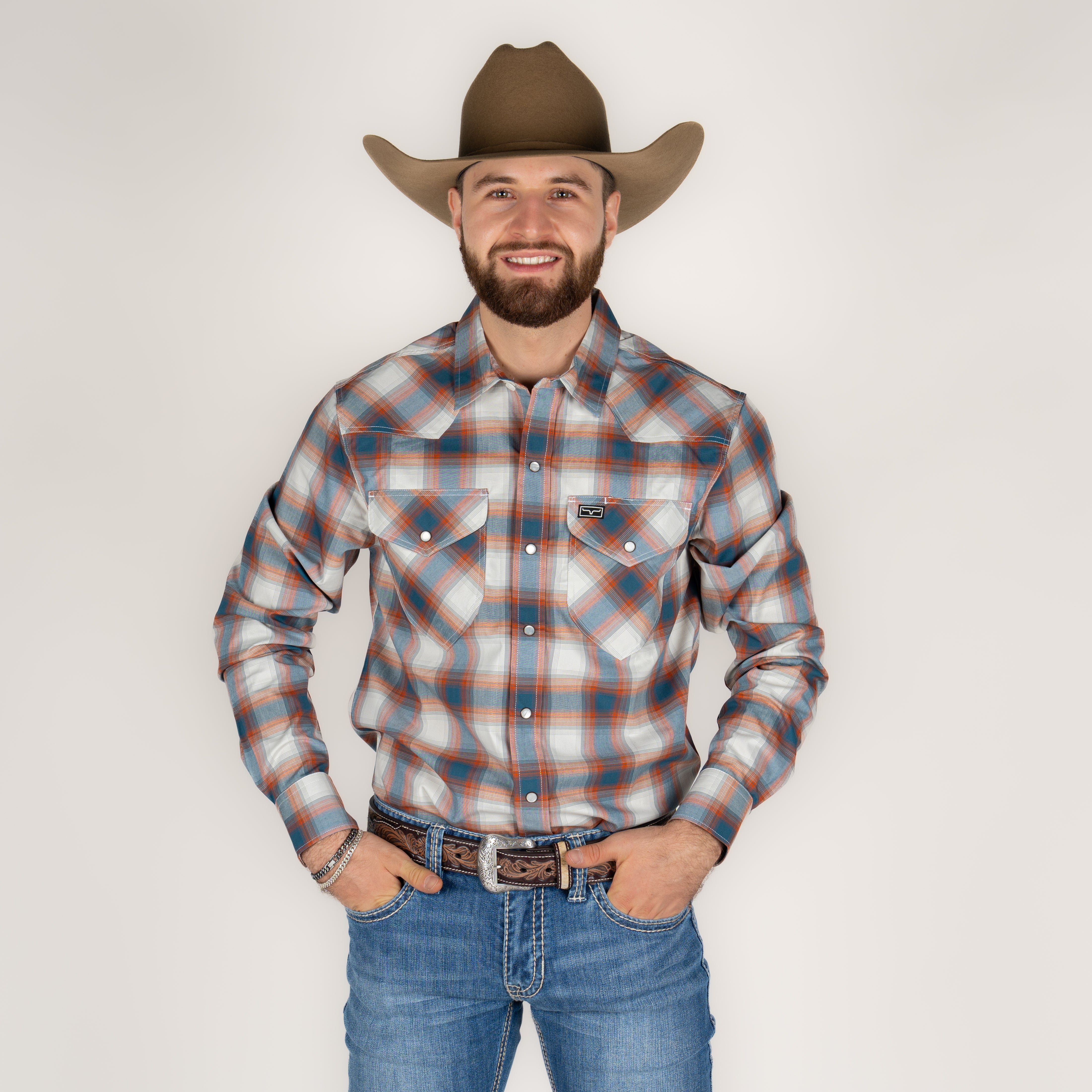 Camisa Kimes Ranch Mid Blue Caballero