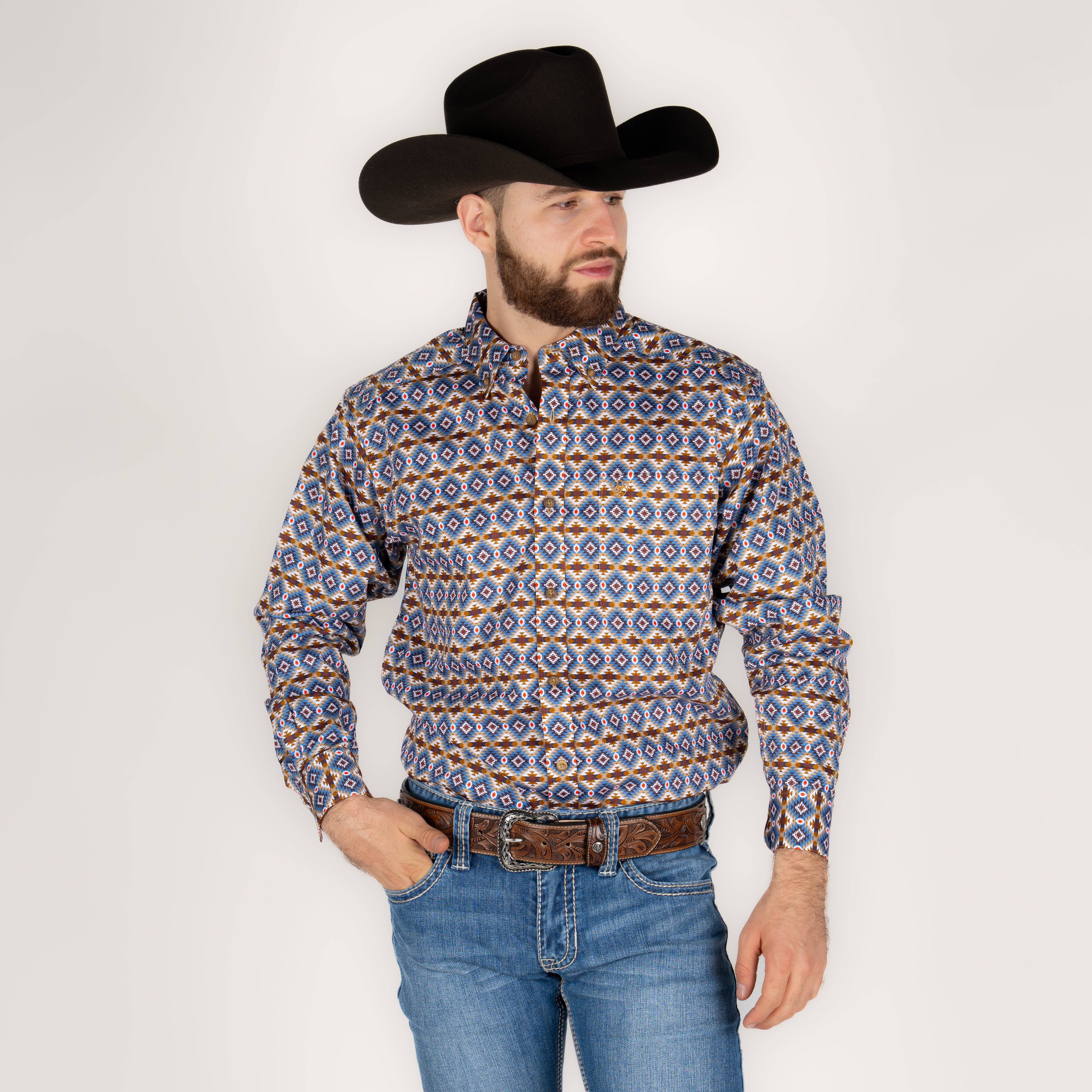 Camisa Ariat Tennessee LS Shrt Caballero