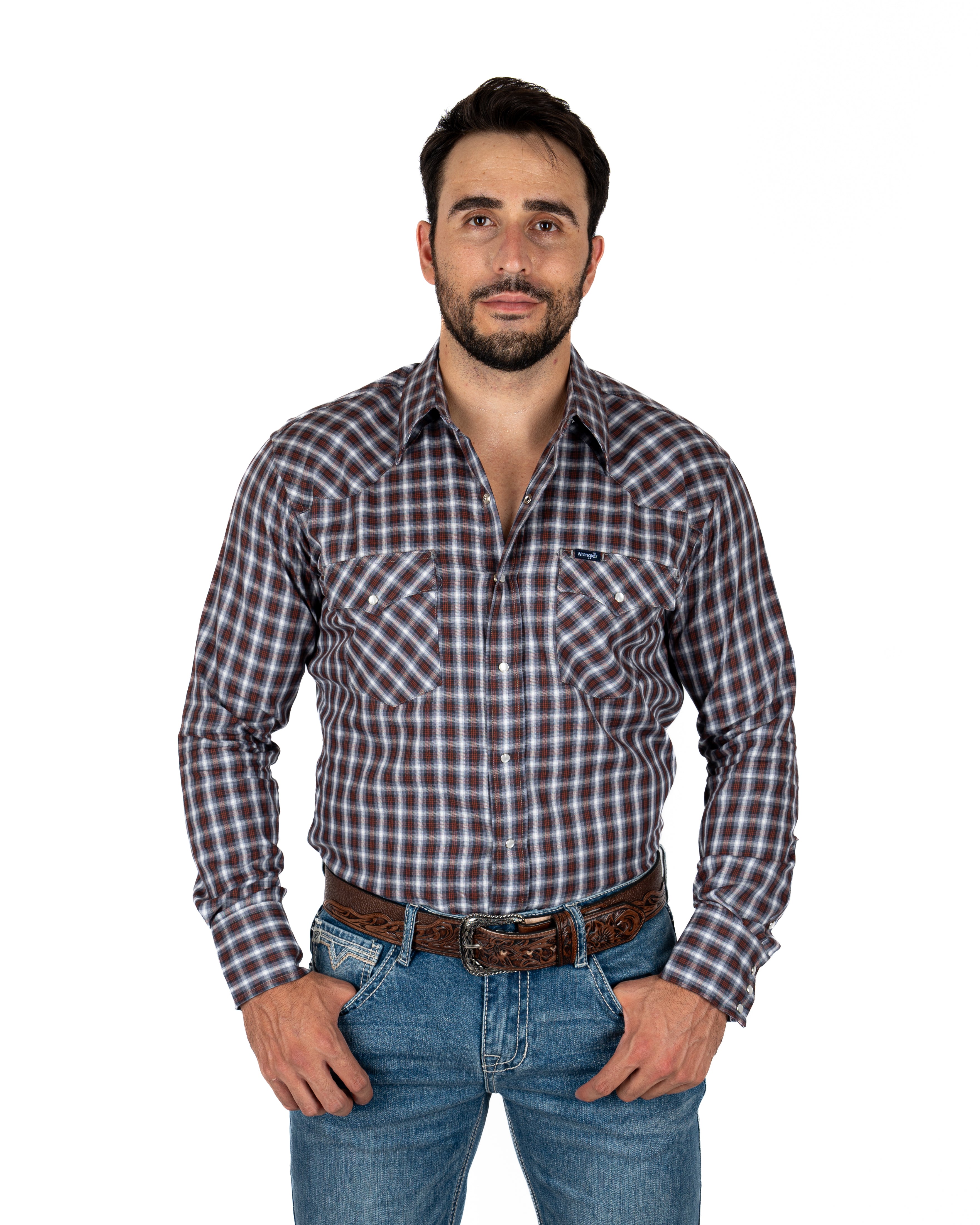 Camisa Wrangler Cuadros Caballero