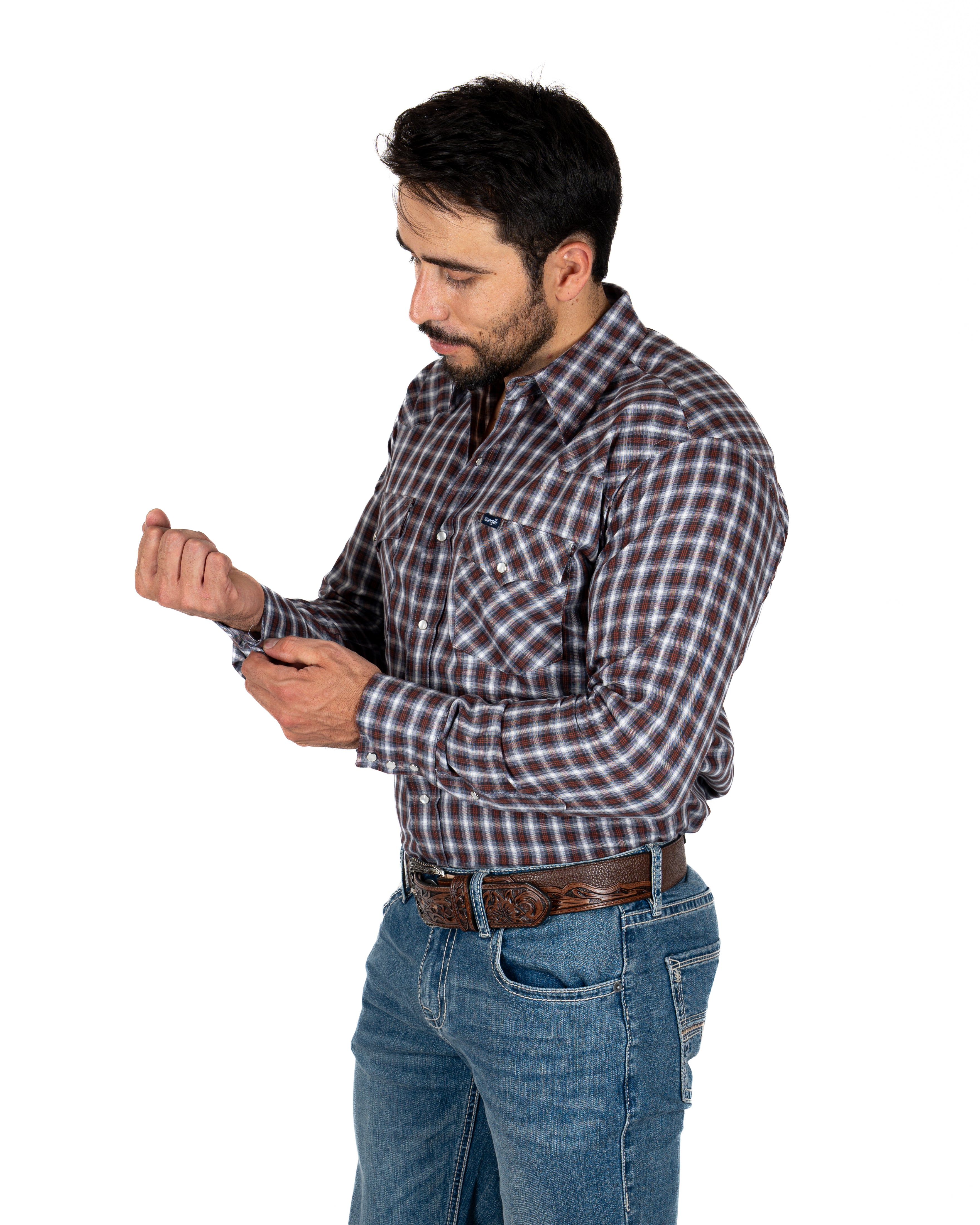 Camisa Wrangler Cuadros Caballero