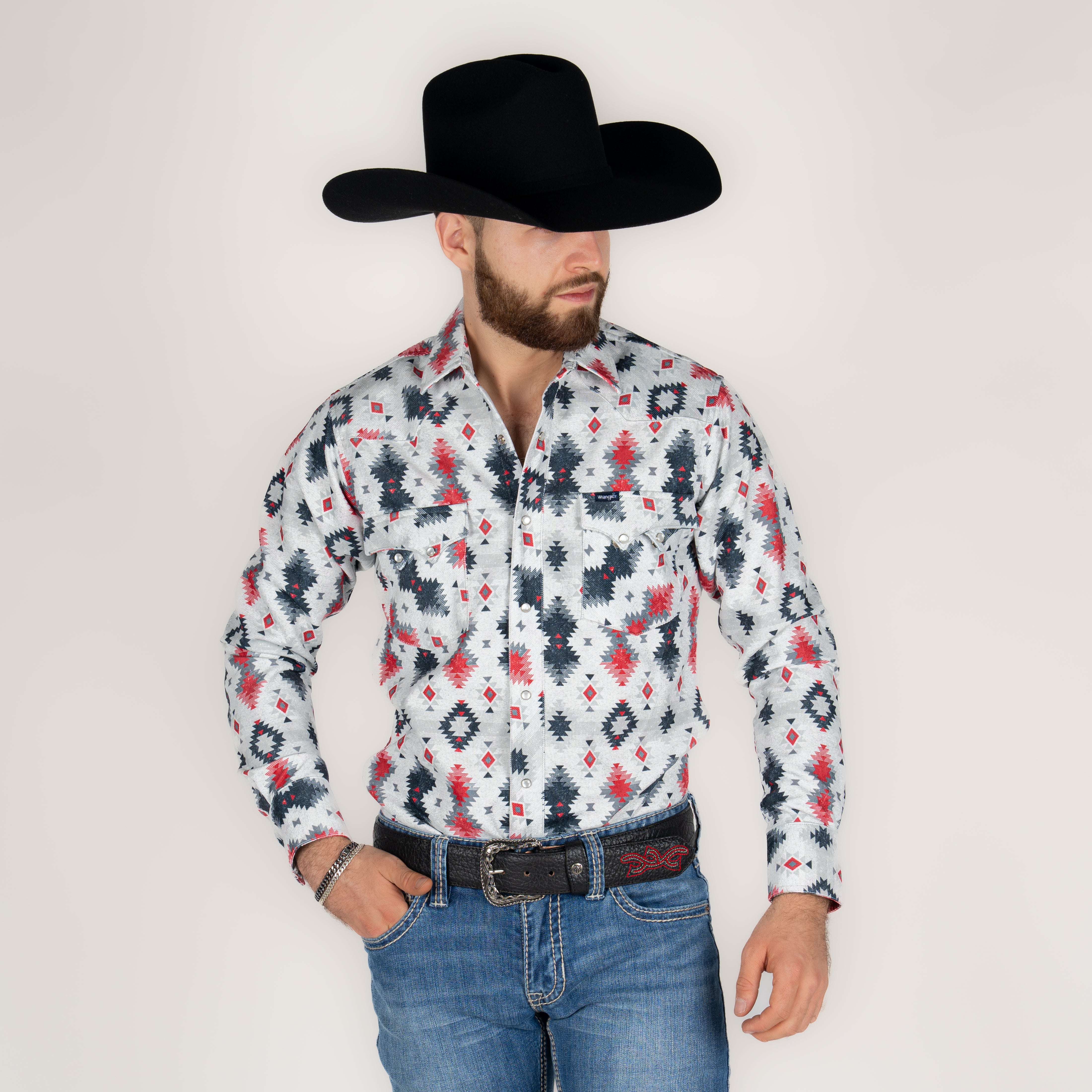 Camisa Wrangler Aztec Caballero