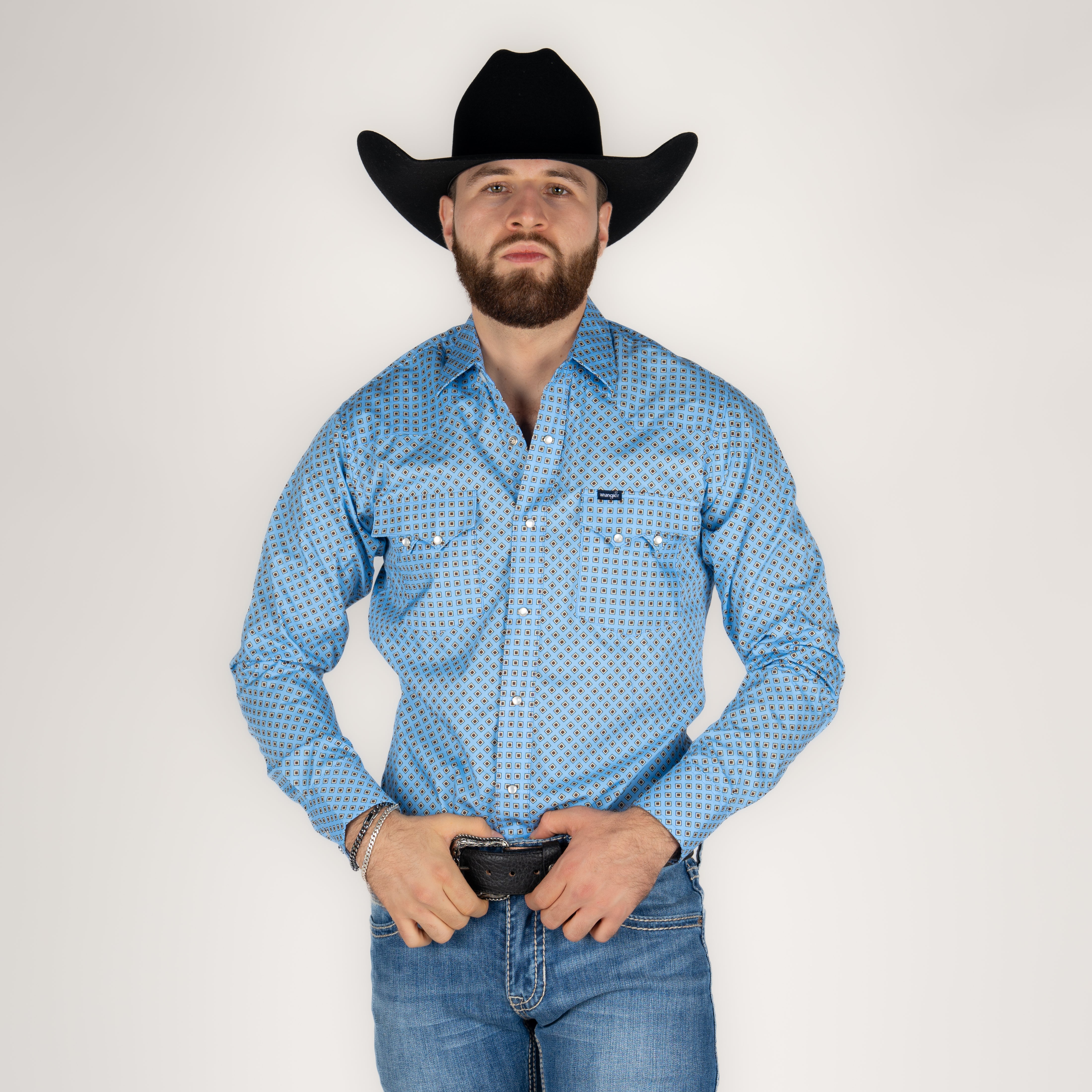 Camisa Wrangler Robos Caballero