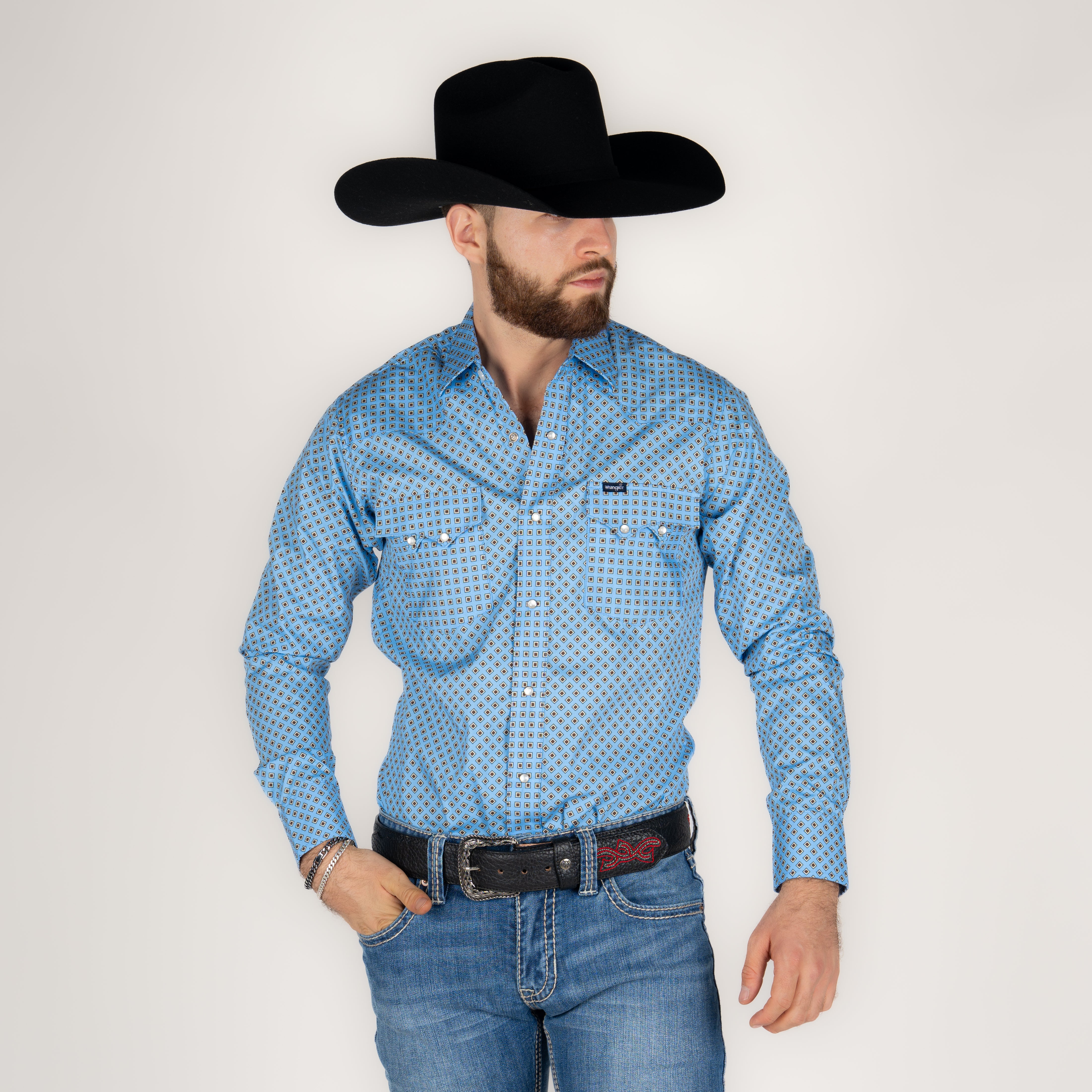 Camisa Wrangler Robos Caballero