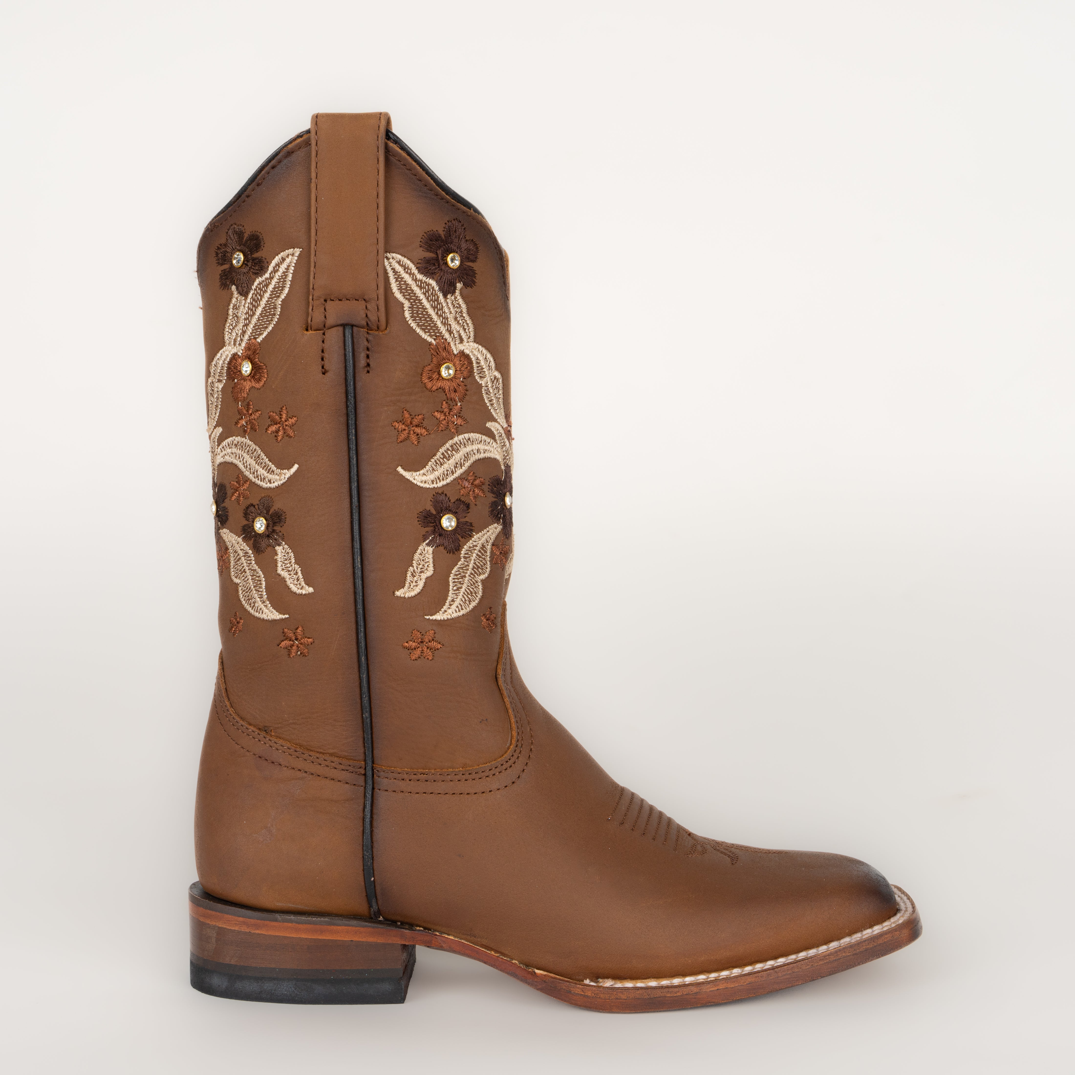 Bota Coyote Ranch Rosales Crazy Roble Dama