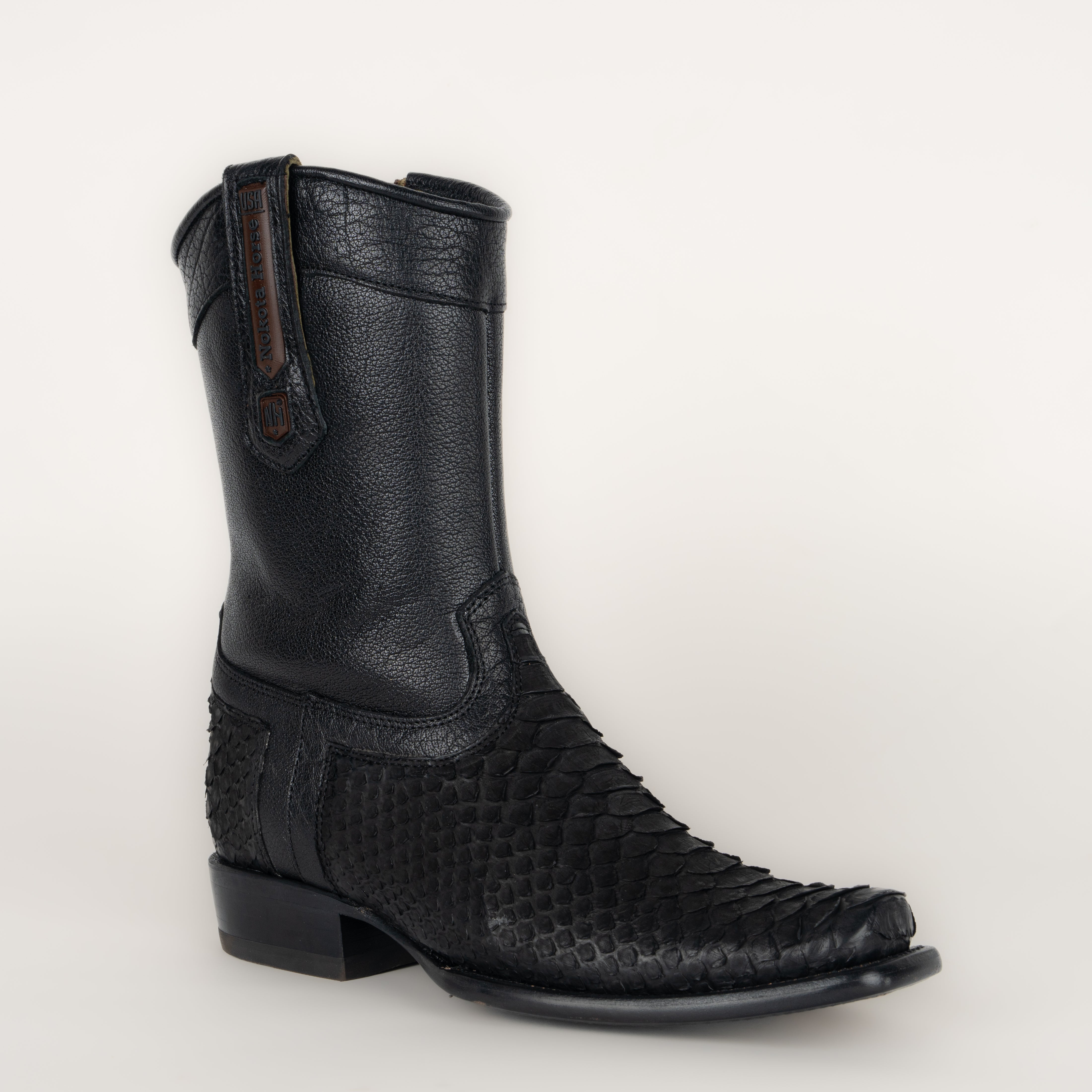 Bota Nokota Thomas 12 Pitón Negro Caballero