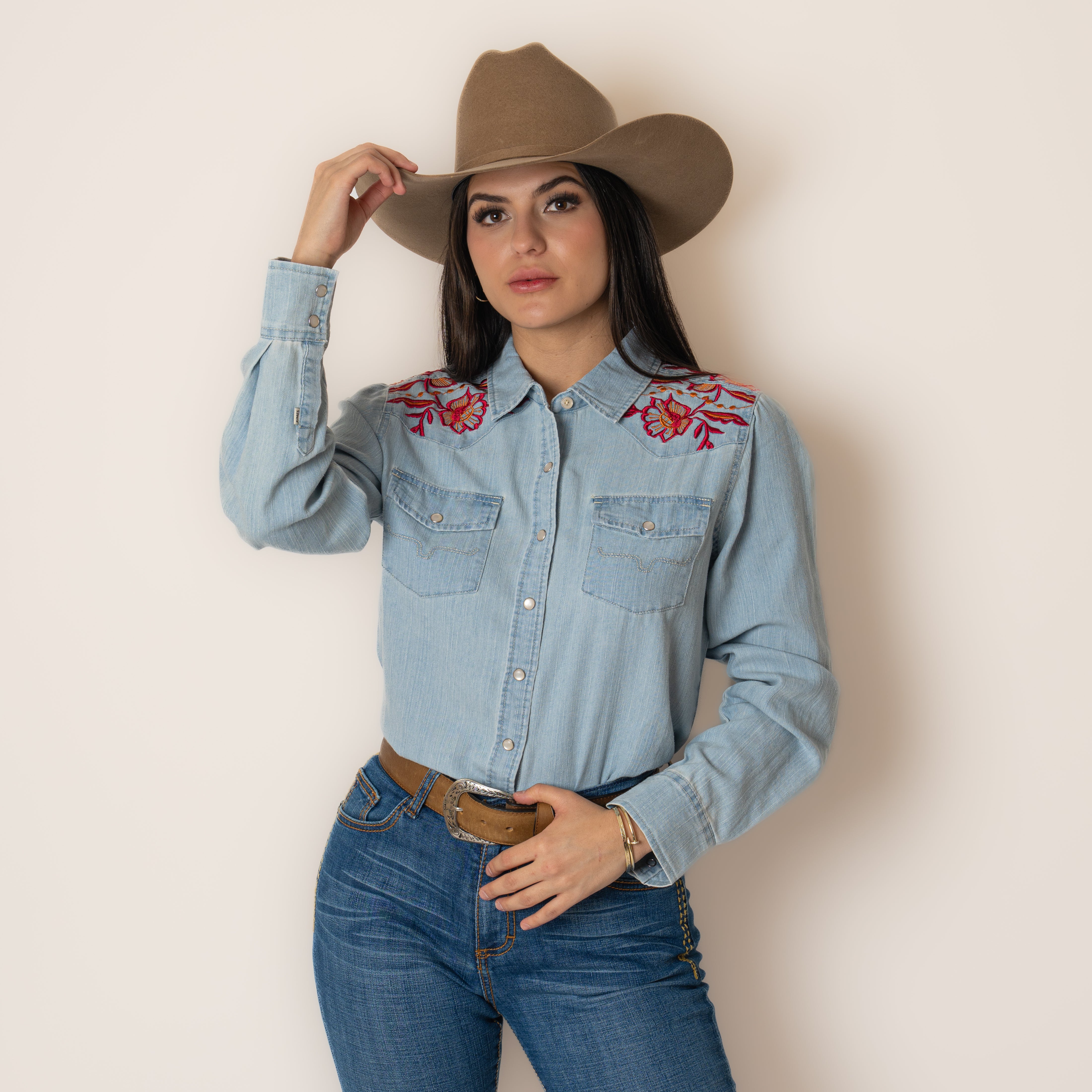 Blusas estilo vaquero sale