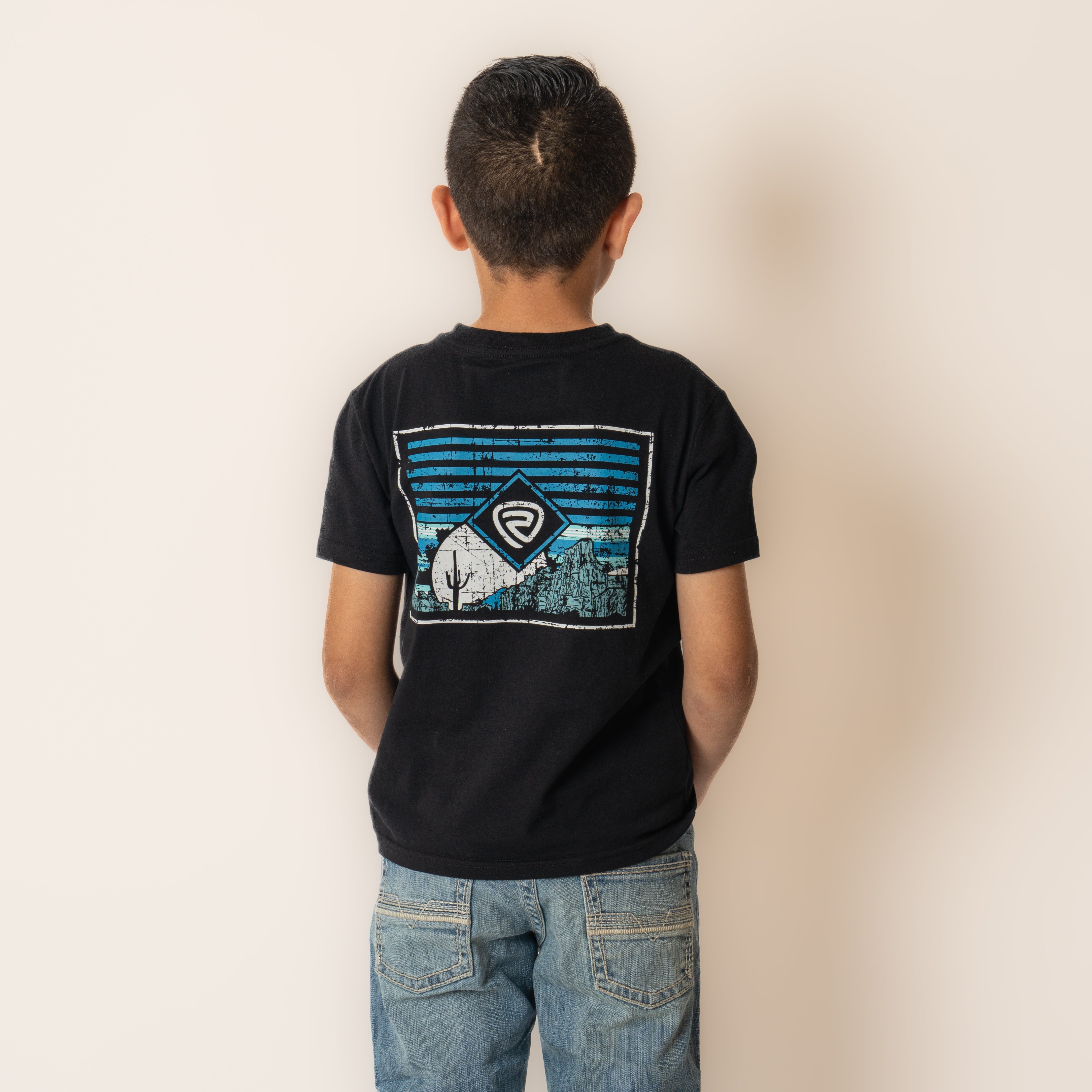 Playera Rock & Roll Denim Black Niño